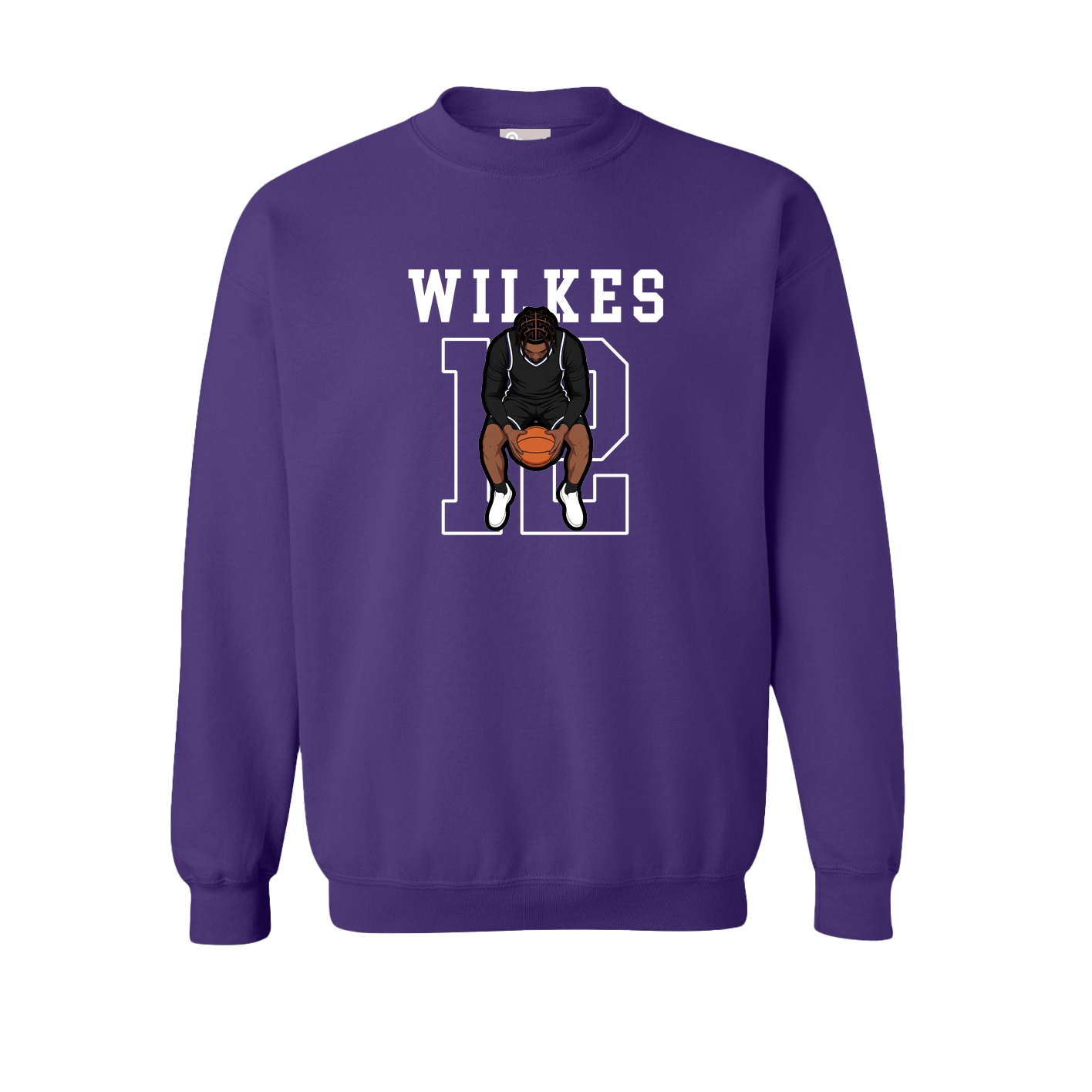 Fleece Crew — Shirsey in Purple