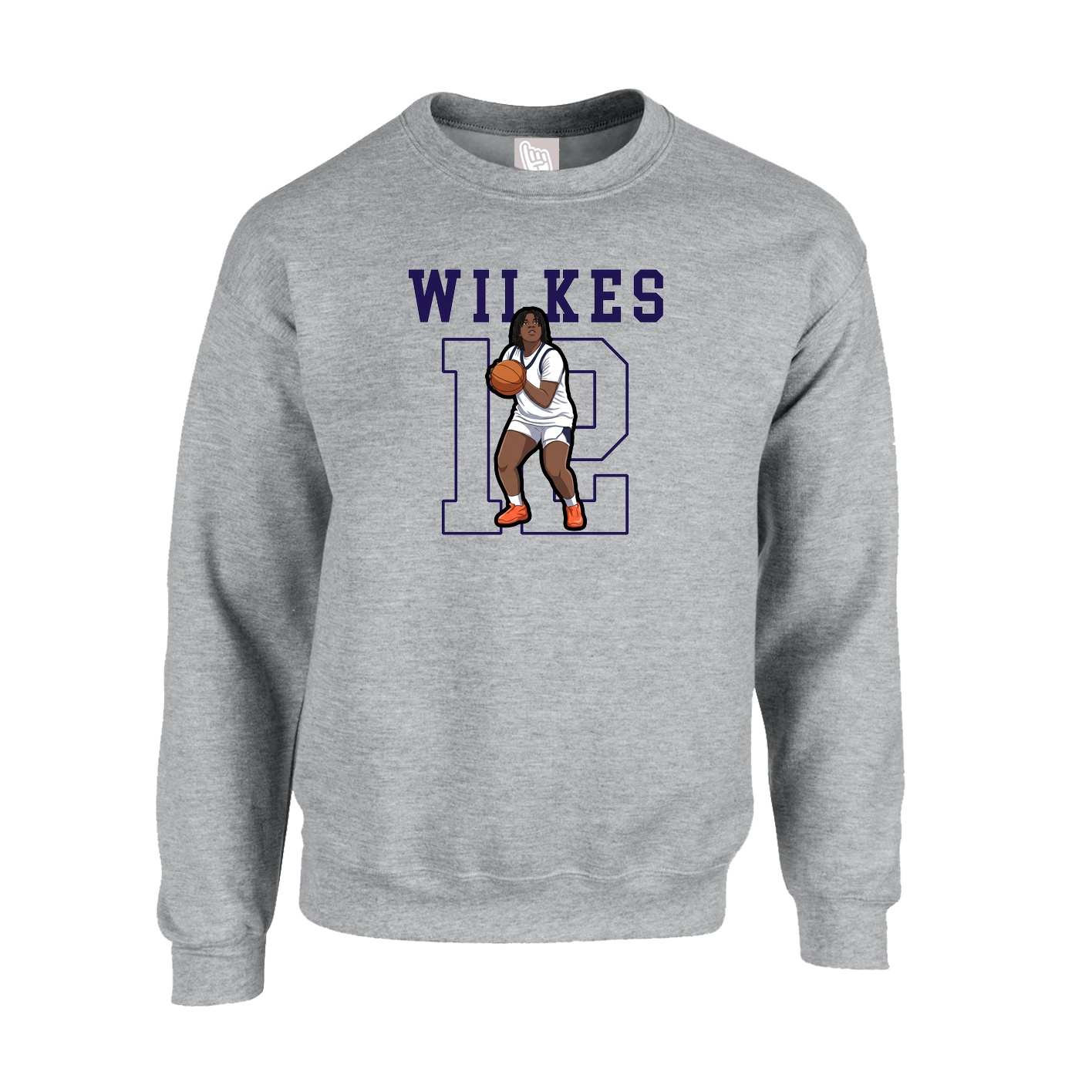 Fleece Crew — Shirsey in Grey