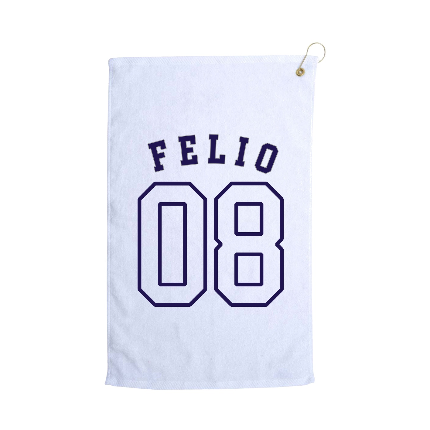 Golf Towel — Shirsey Arch in White