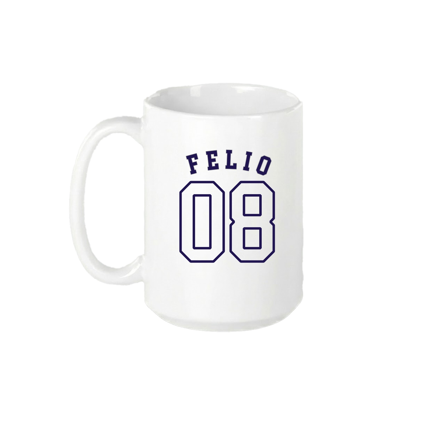 15oz Coffee Mug — Shirsey Arch in White
