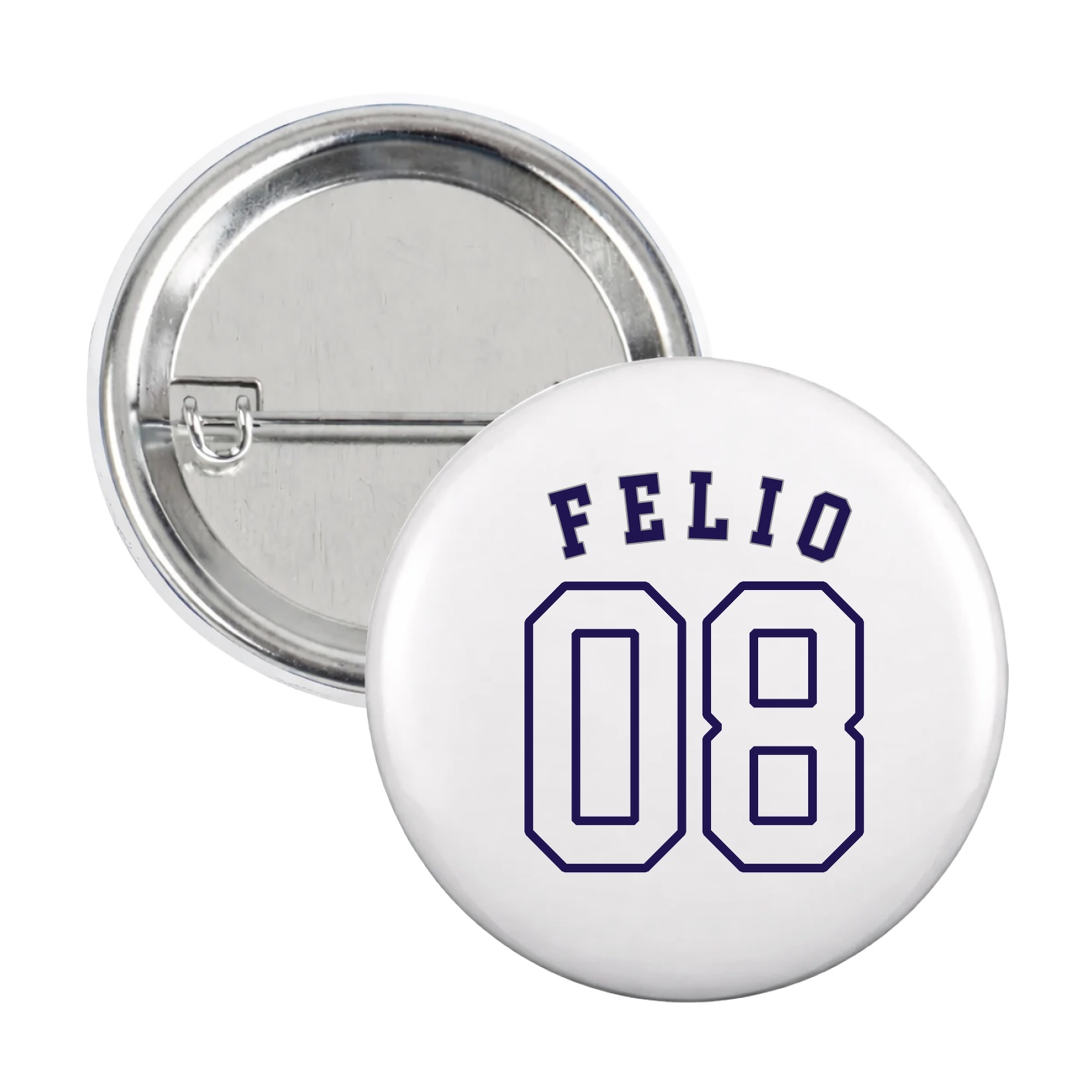 Game Day Button — Shirsey Arch in White