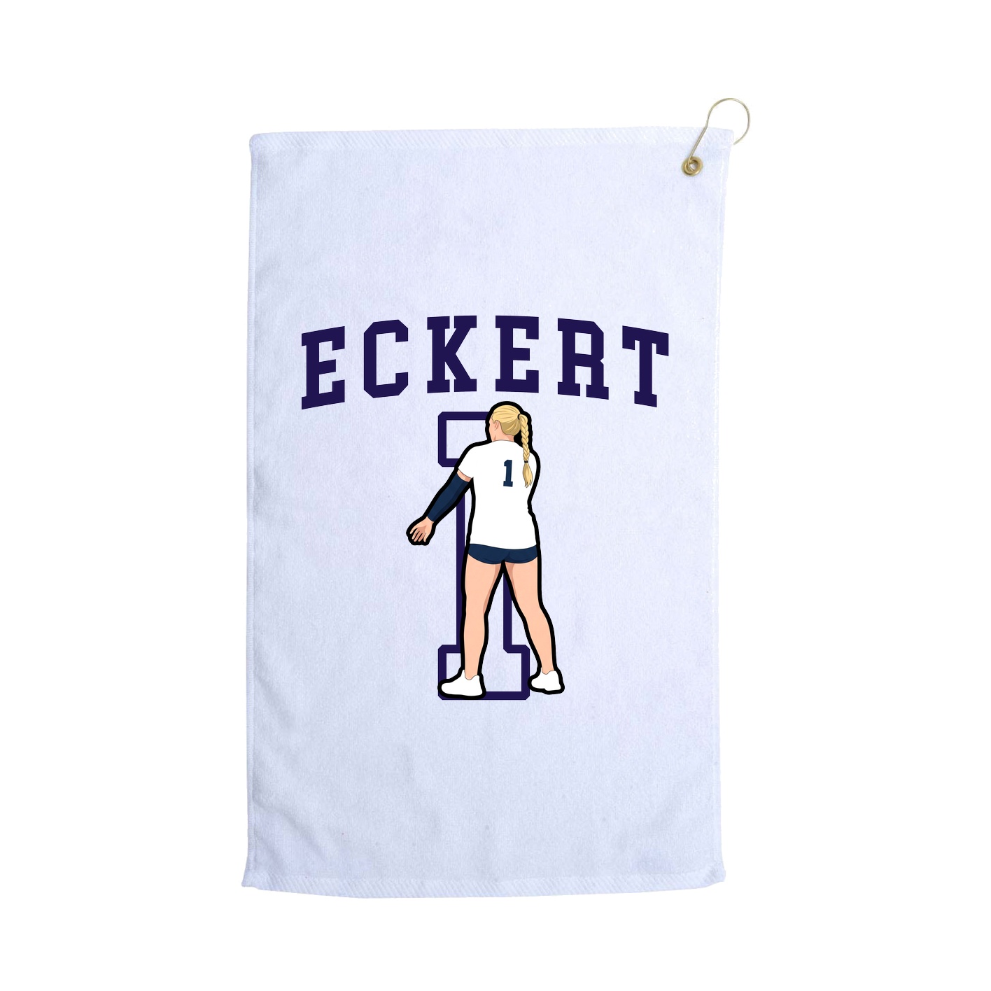 Golf Towel — Shirsey in White