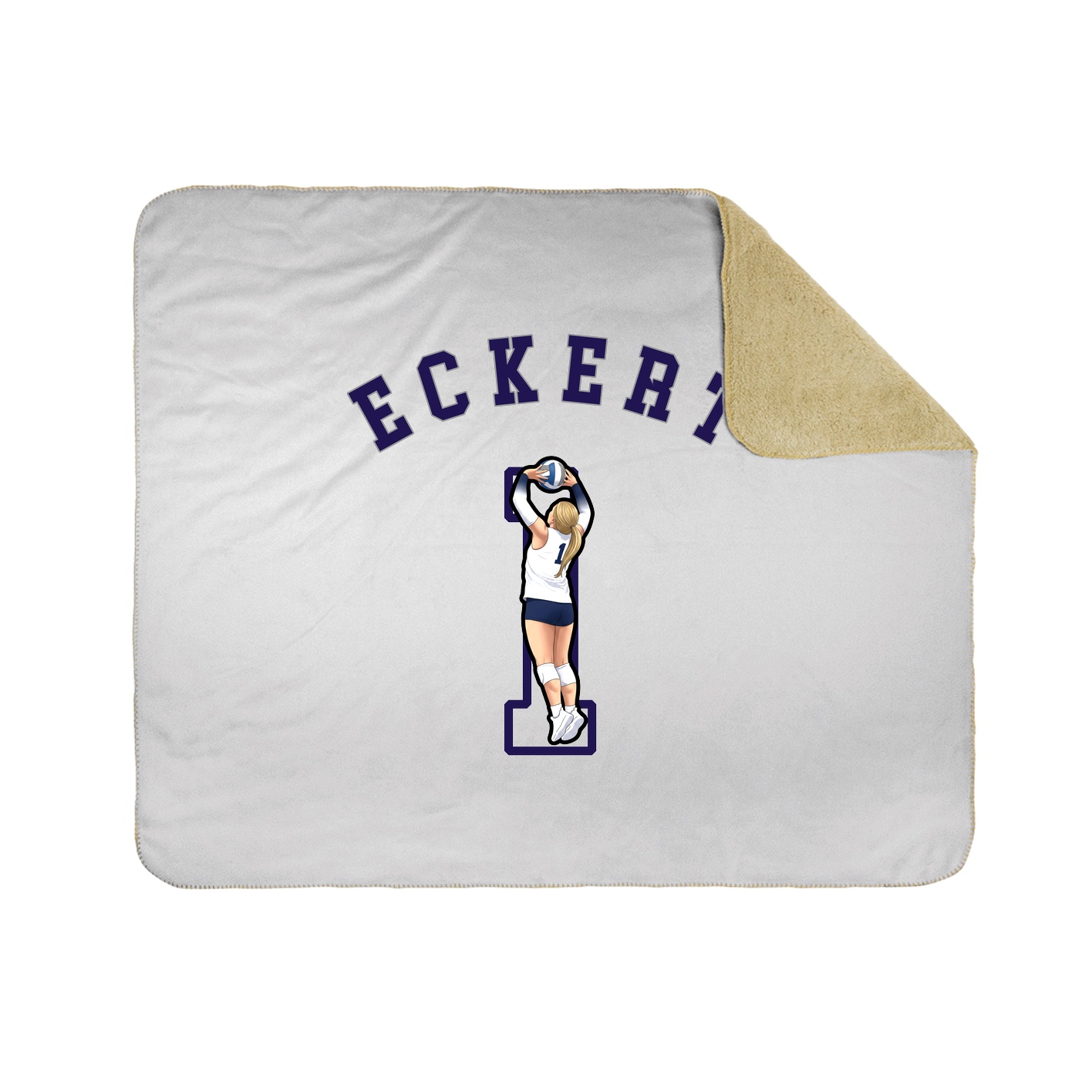 50x60 Sherpa Lined Throw Blanket