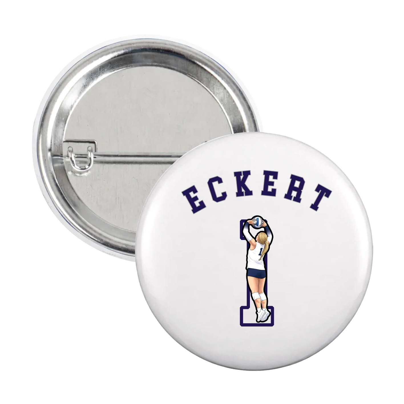 Game Day Button — Shirsey Arch in White