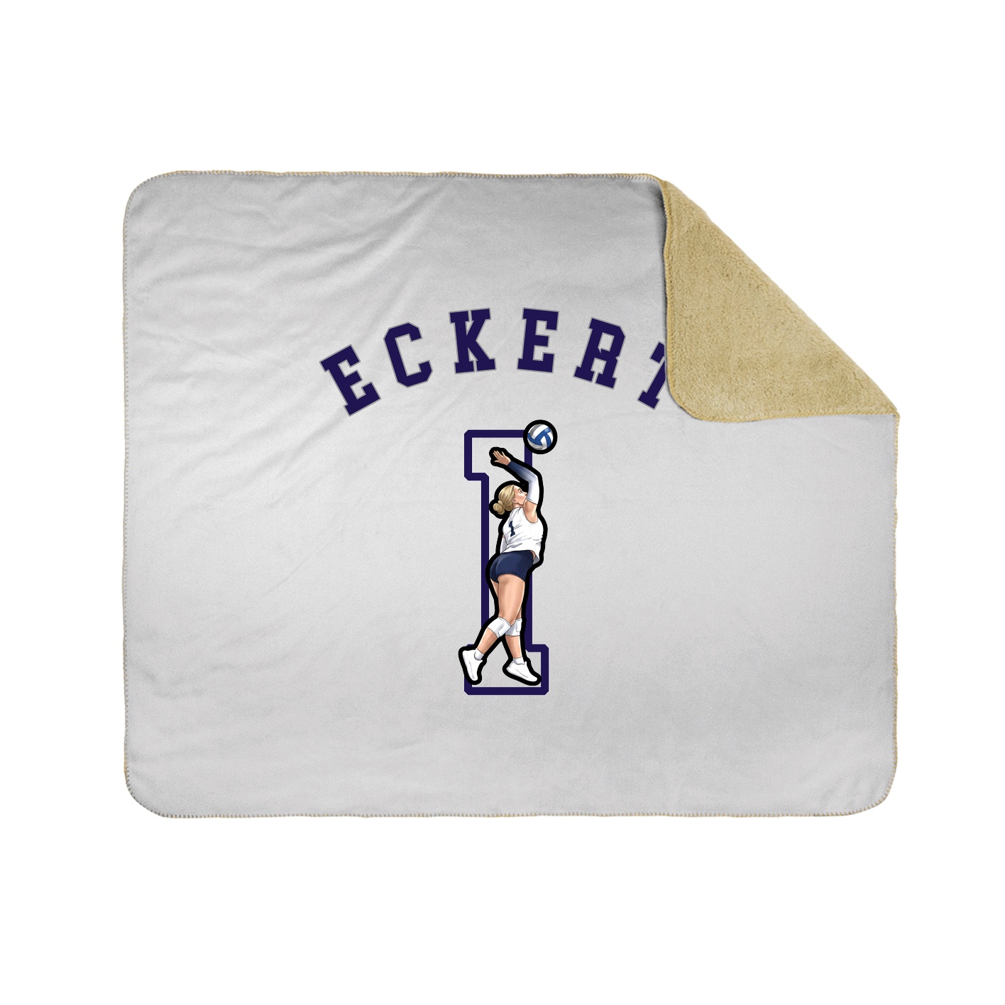 50x60 Sherpa Lined Throw Blanket