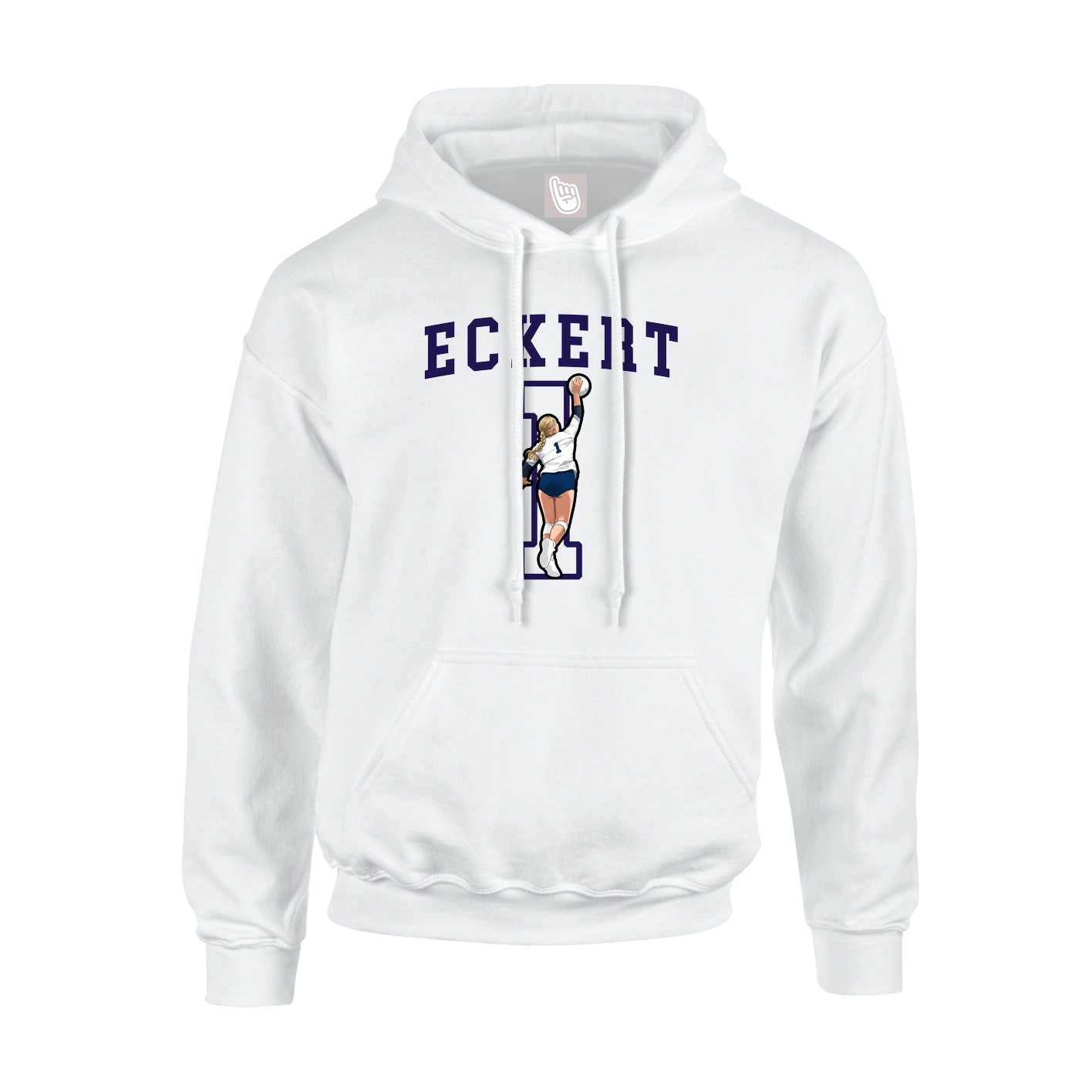 Hoodie — Shirsey in White