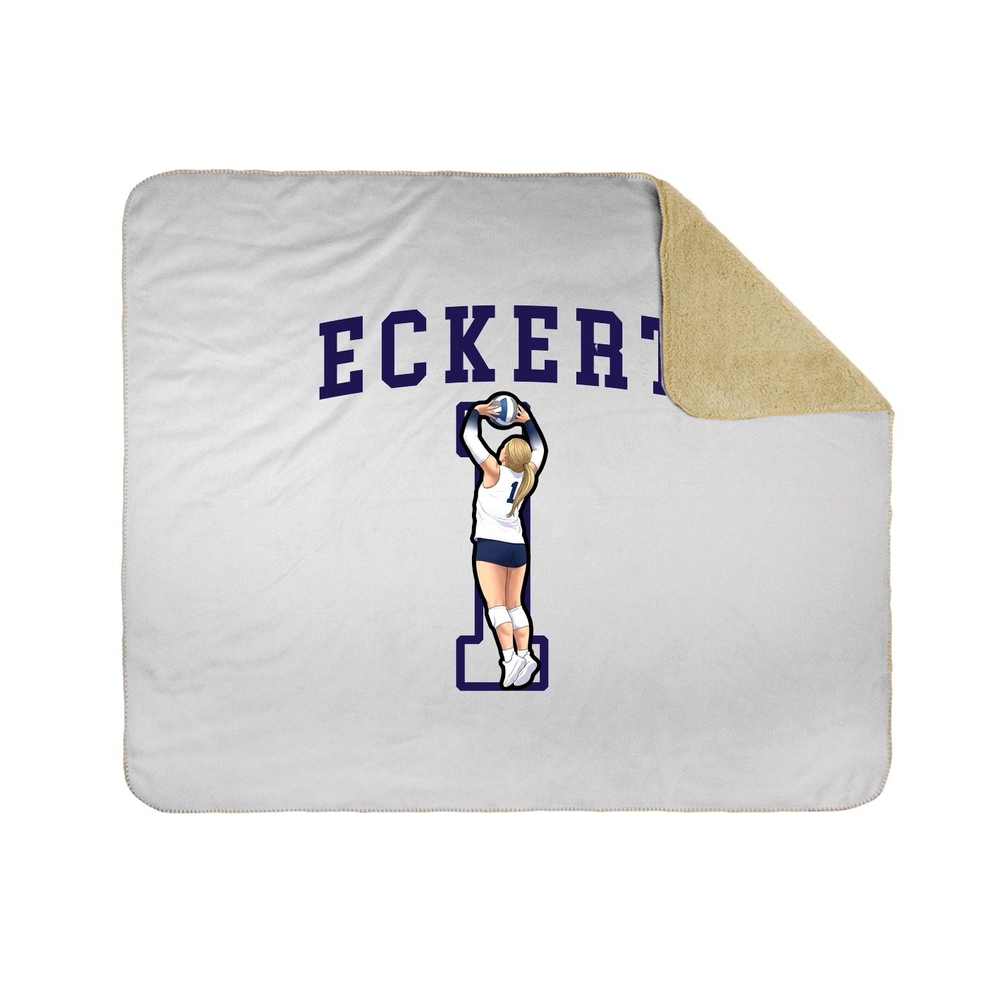 50x60 Sherpa Lined Throw Blanket