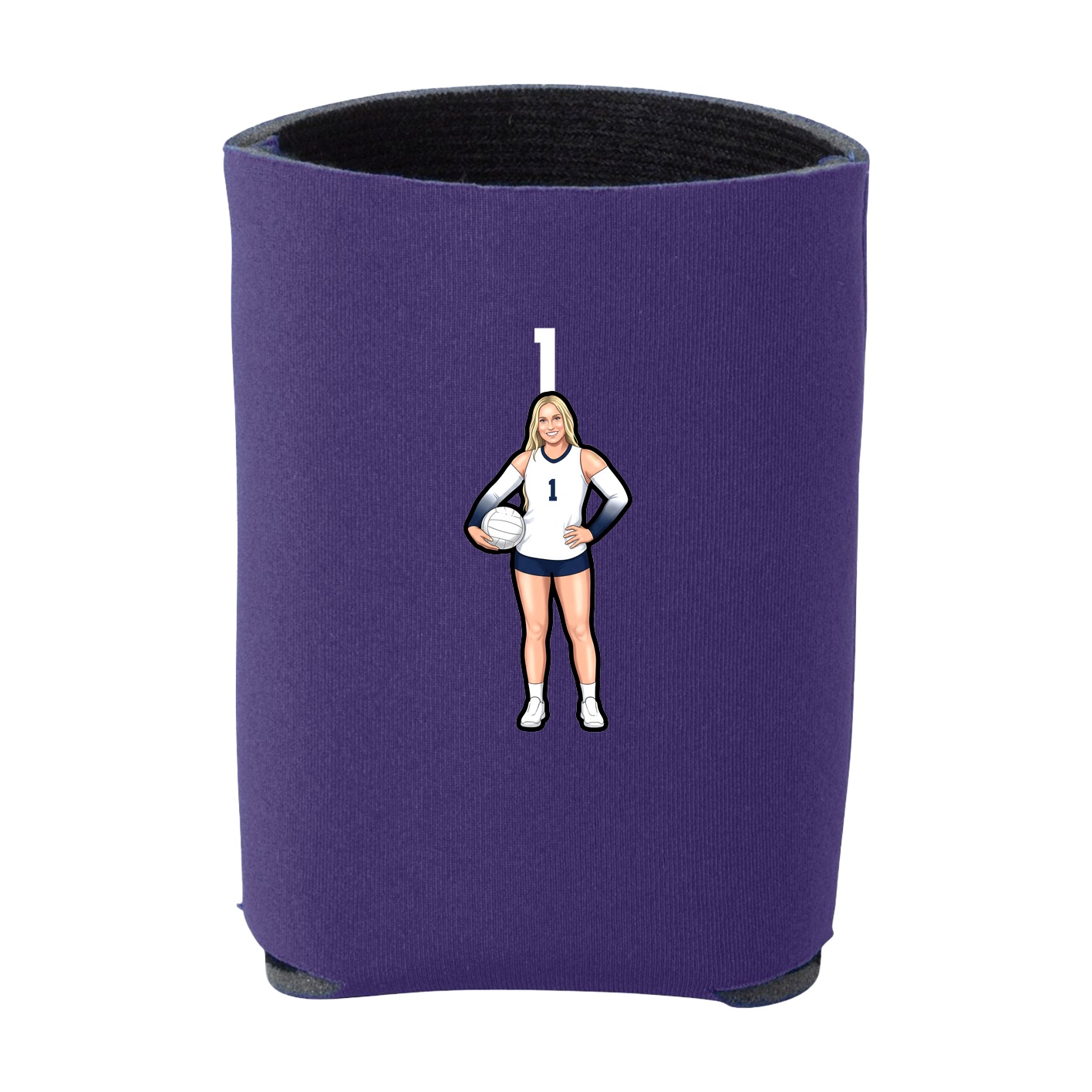 Can Holder — Number Top in Purple
