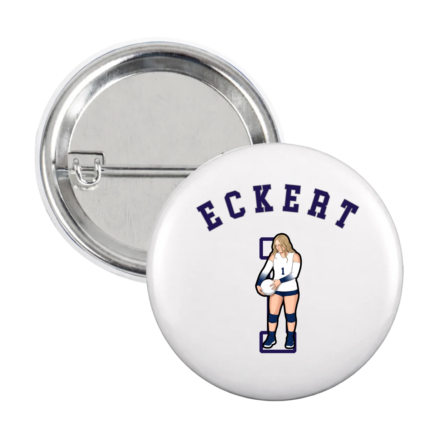 Game Day Button — Shirsey Arch in White