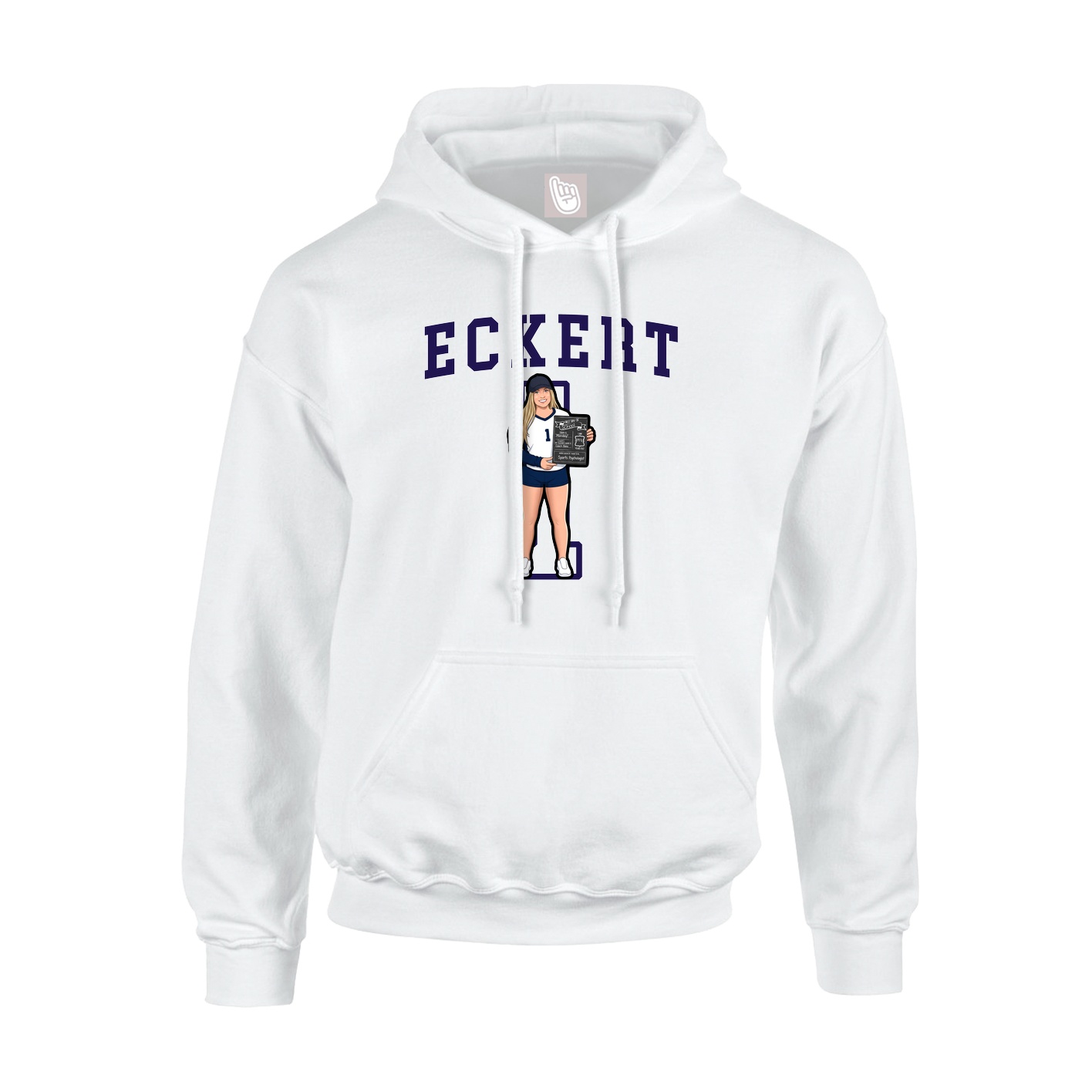 Hoodie — Shirsey in White