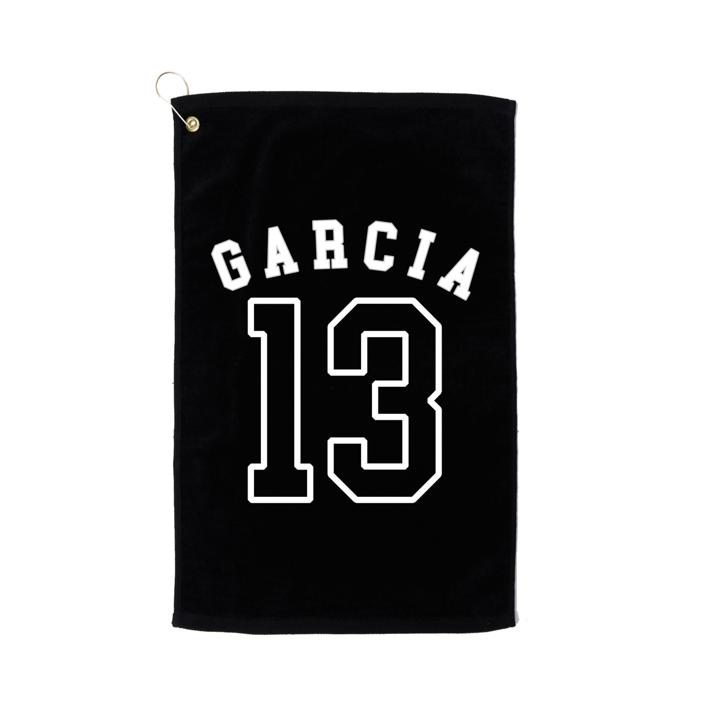 Golf Towel — Shirsey Arch in Black