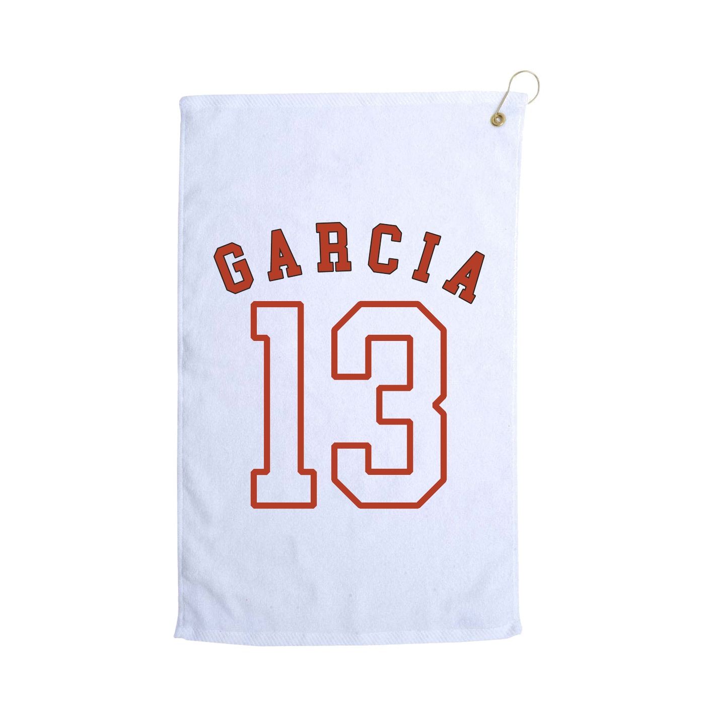Golf Towel — Shirsey Arch in White