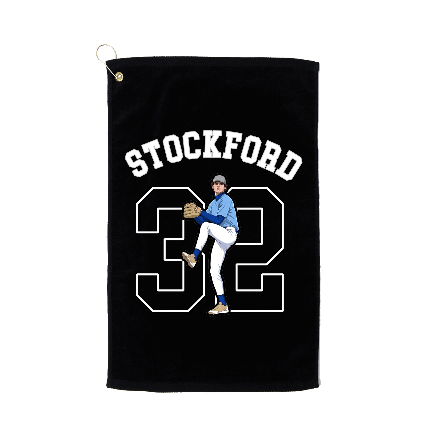 Golf Towel — Shirsey Arch in Black
