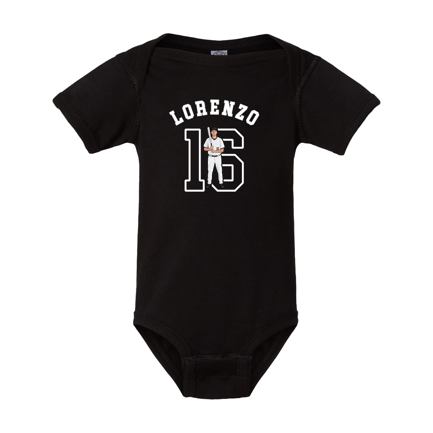 Baby Onesie — Shirsey Arch in Black