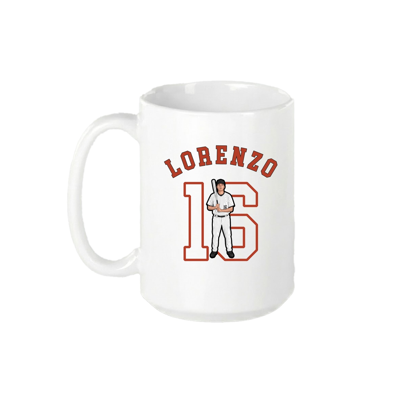15oz Coffee Mug — Shirsey Arch in White