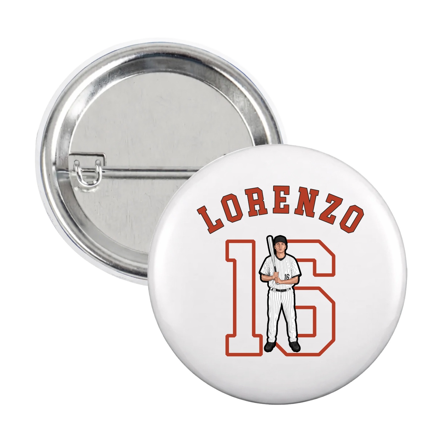 Game Day Button — Shirsey Arch in White