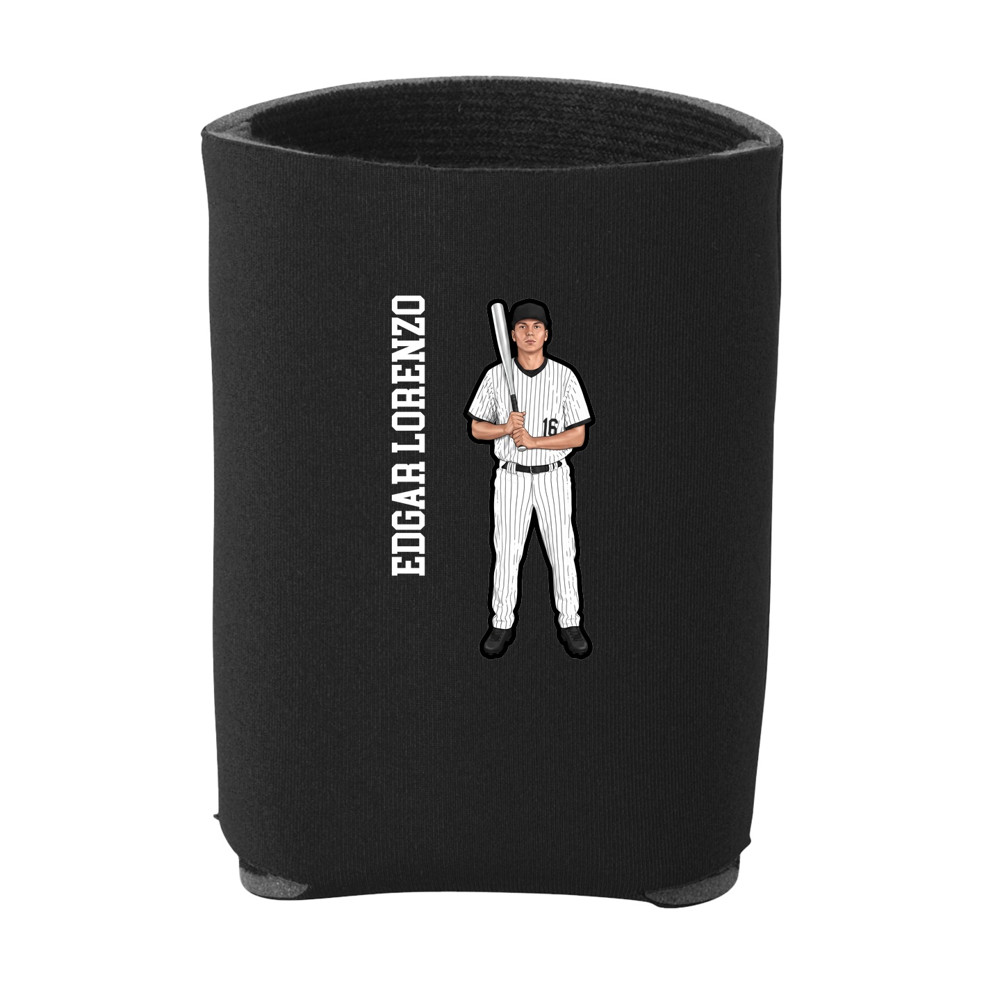 Can Holder — Name Vertical in Black