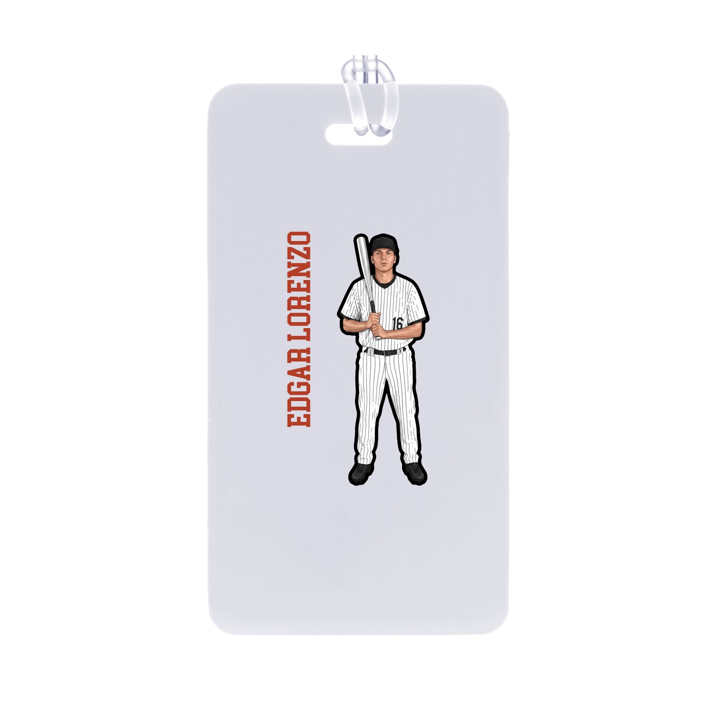 Bag Tag — Name Vertical in Classic