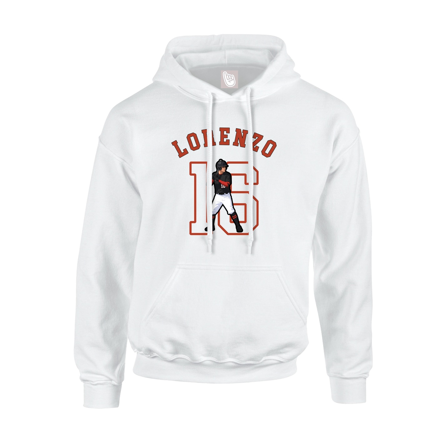 Hoodie — Shirsey Arch in White