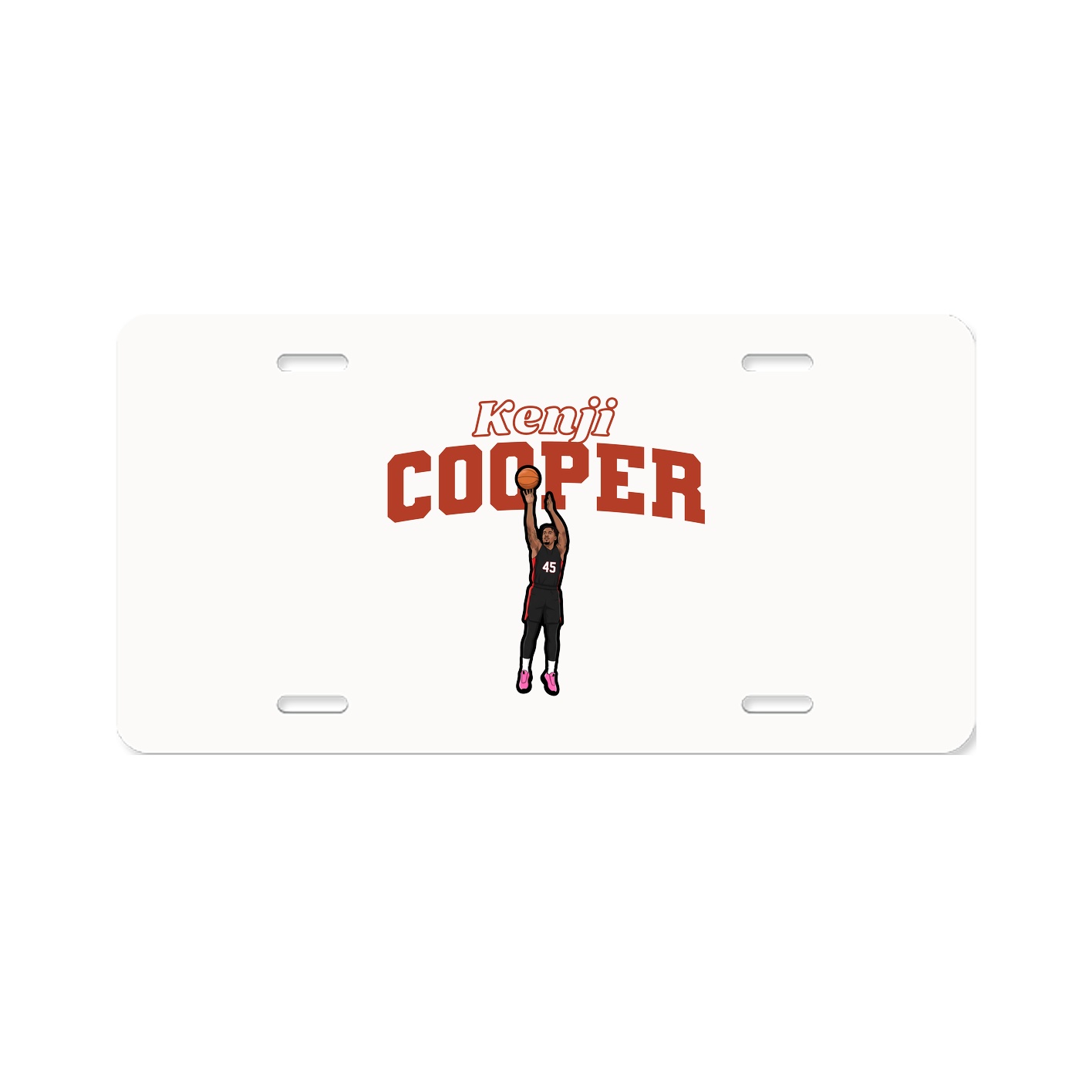 License Plate — Name Arch in Classic