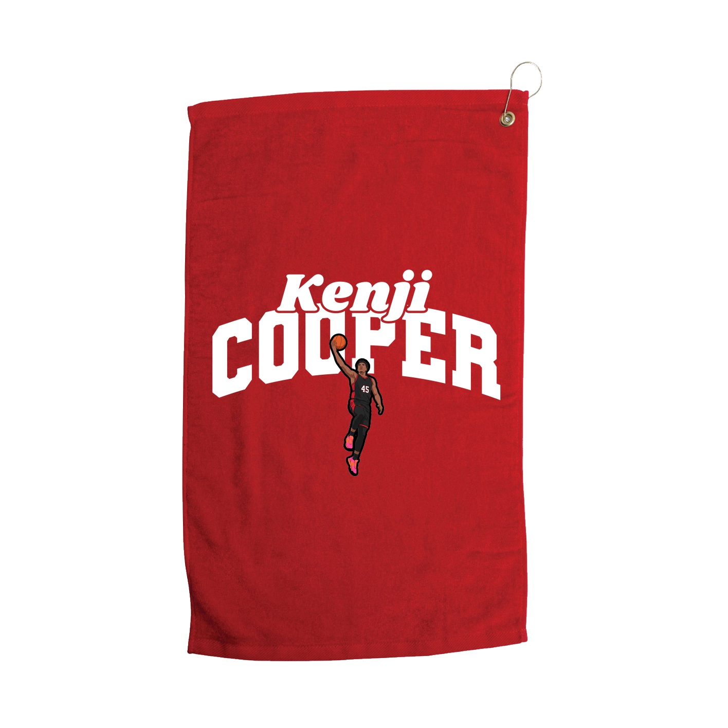 Golf Towel — Signature Arch in Red