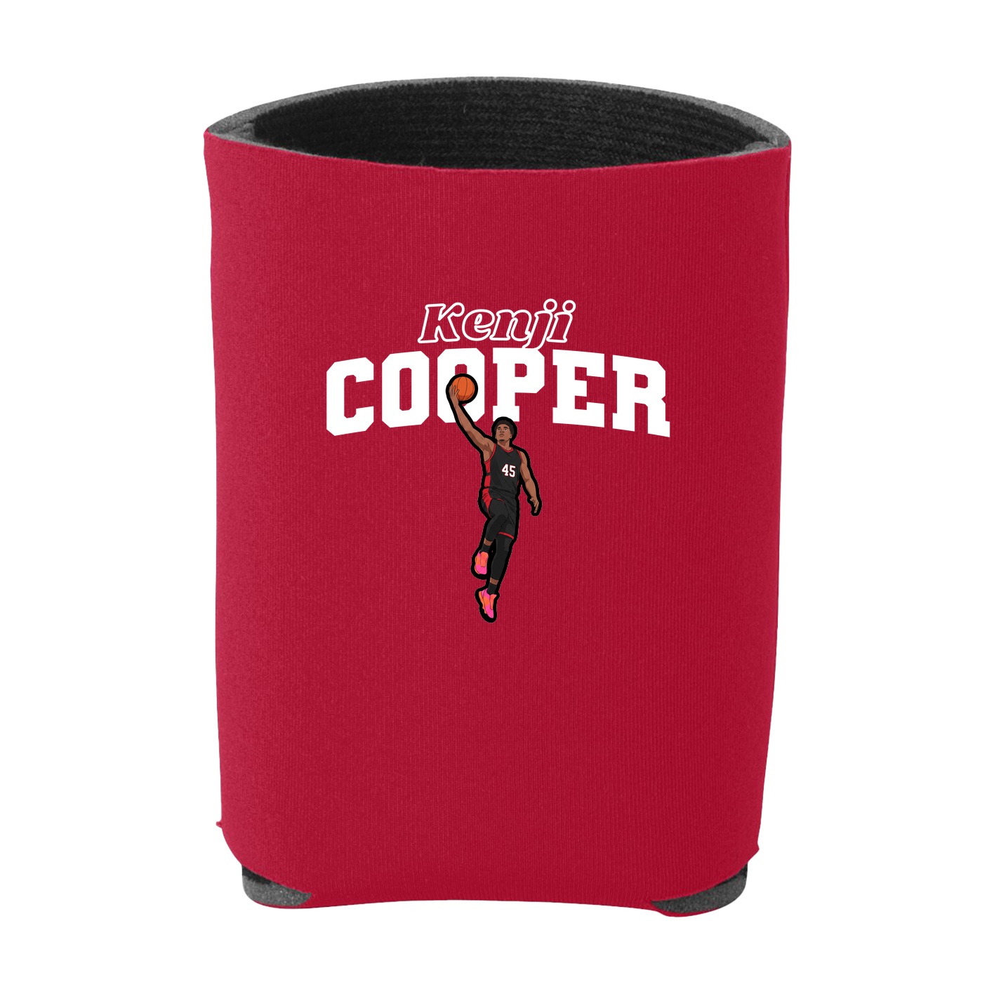 Can Holder — Name Arch in Red