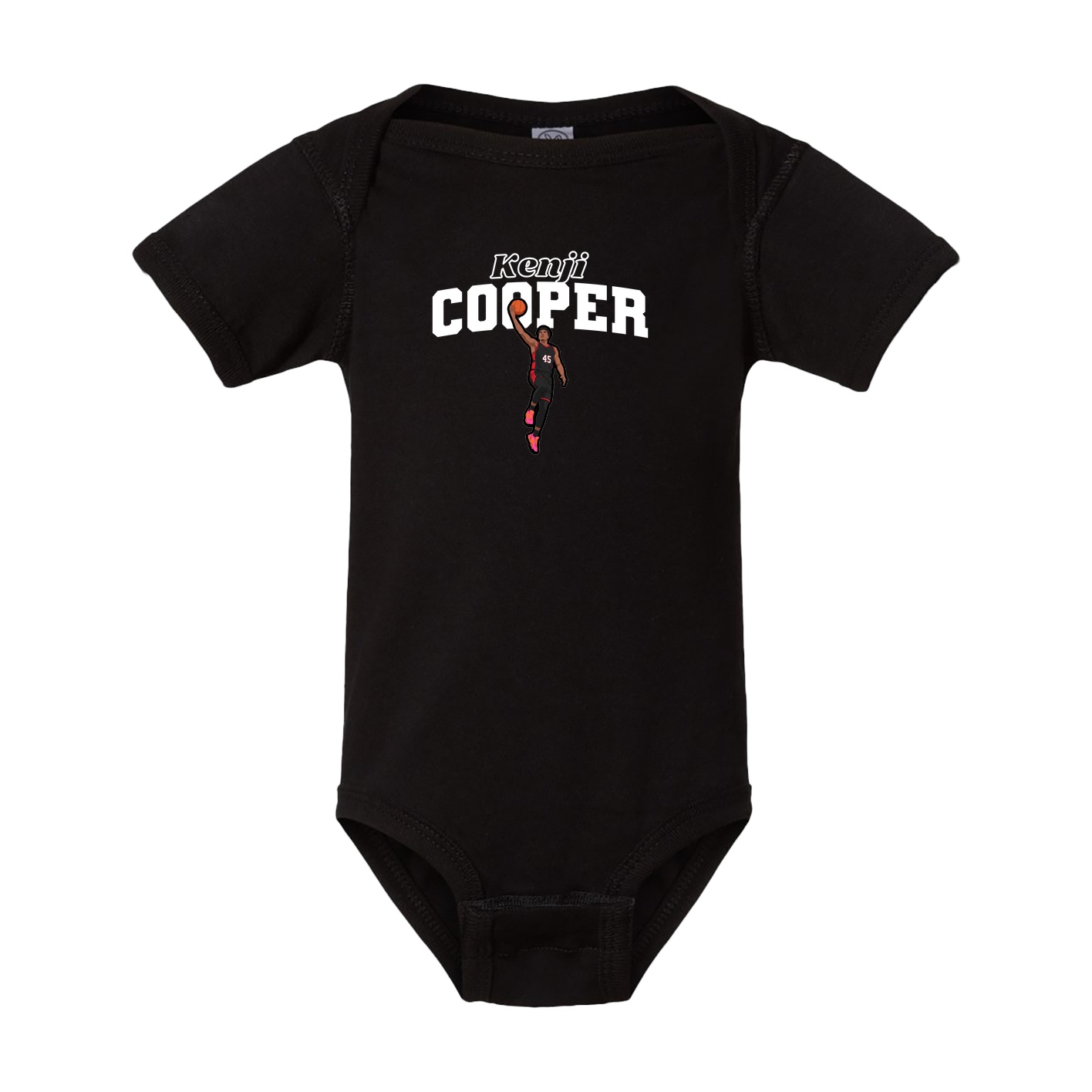 Baby Onesie — Name Arch in Black