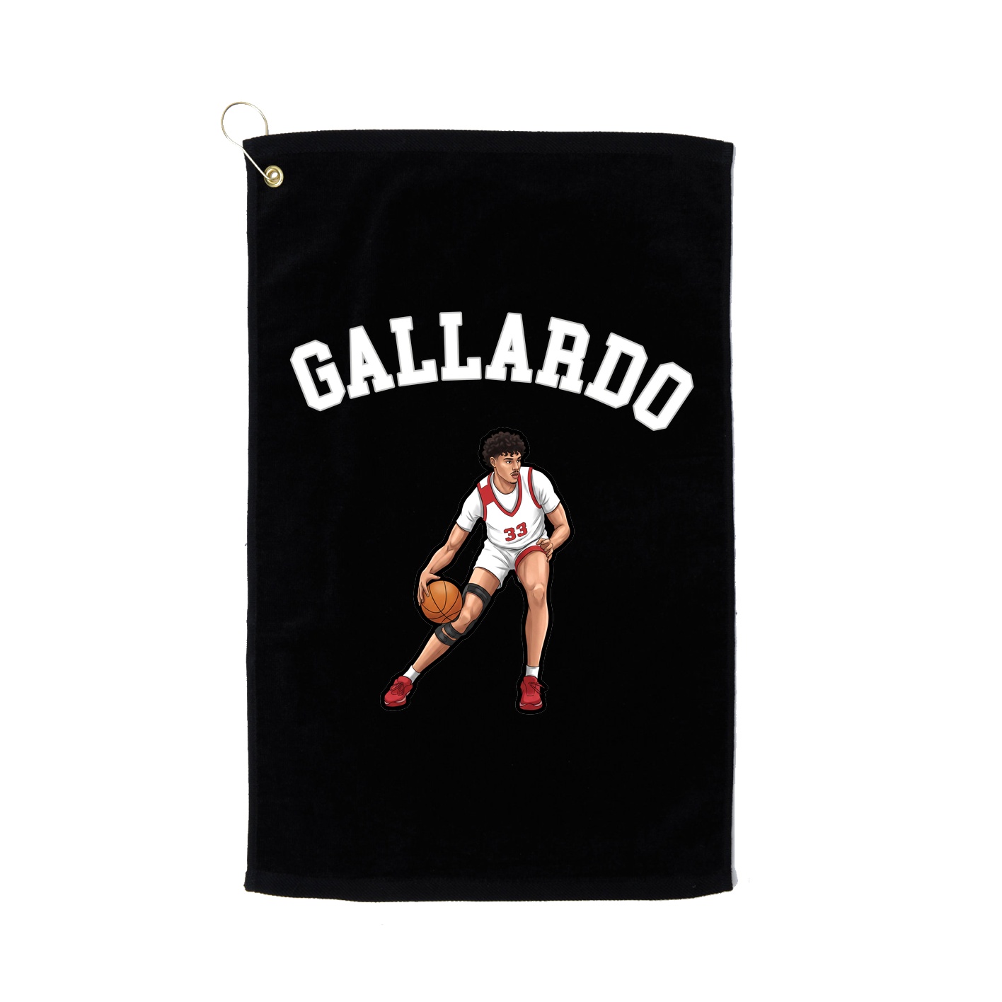 Golf Towel — Shirsey Arch in Black