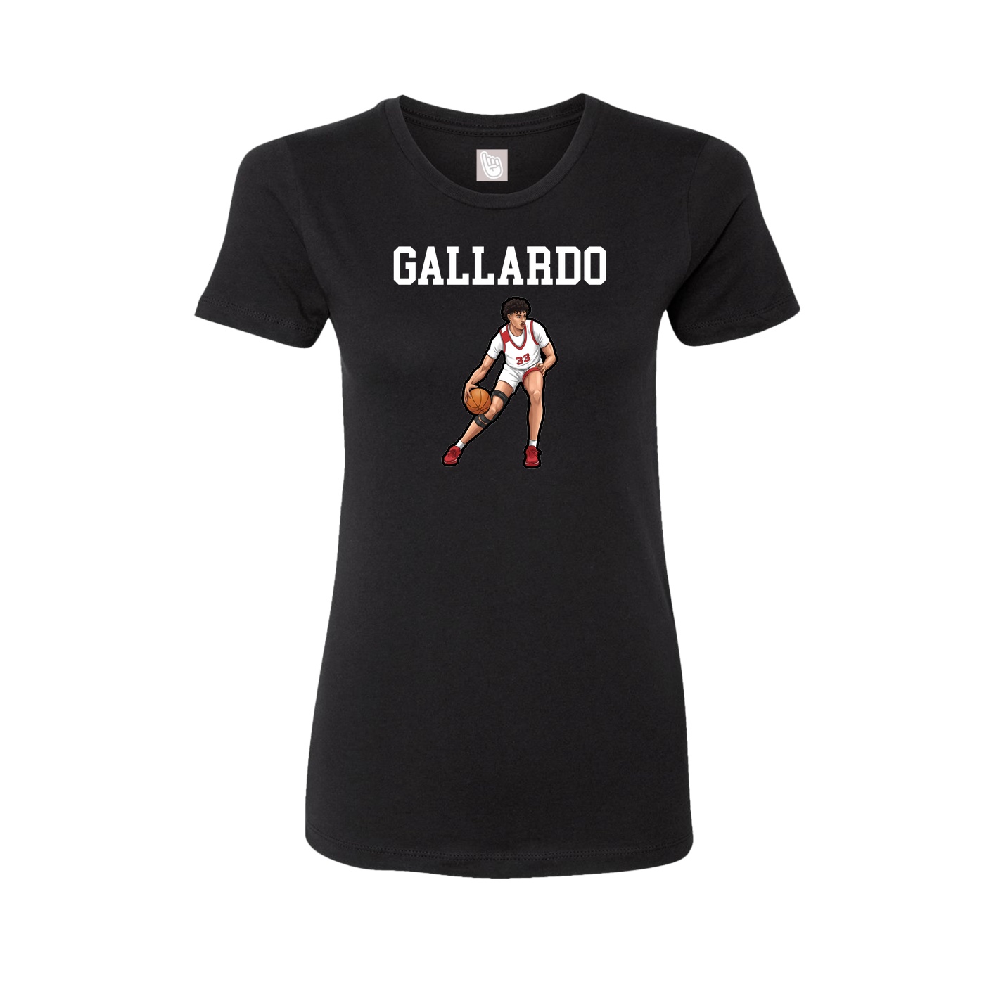 Fitted Women's Tee — Shirsey in Black