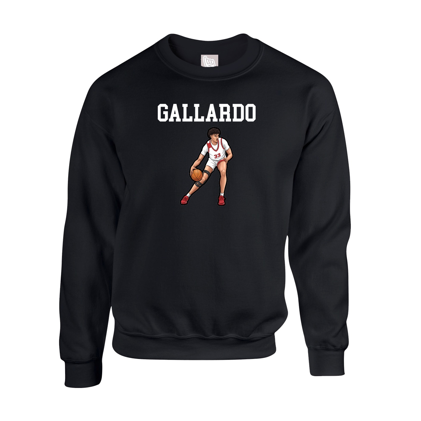 Fleece Crew — Shirsey in Black