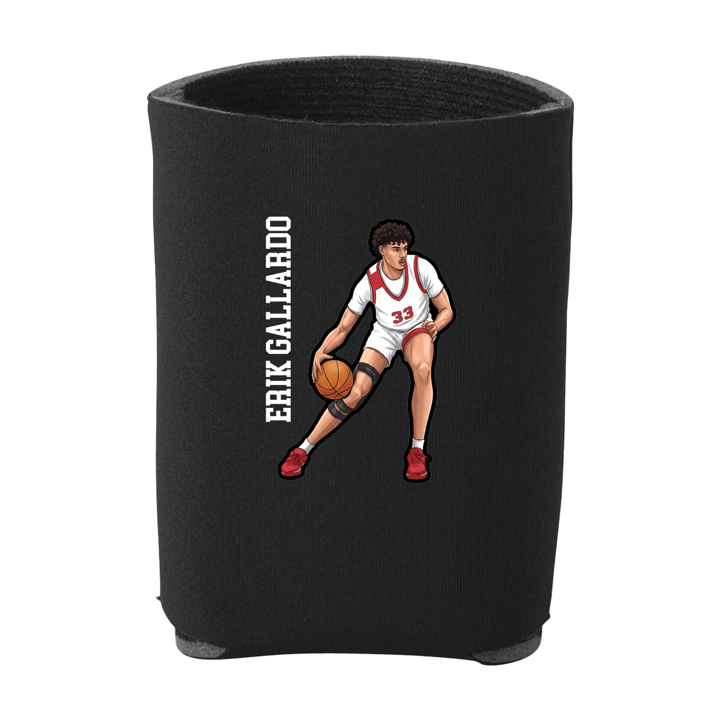 Can Holder — Name Vertical in Black