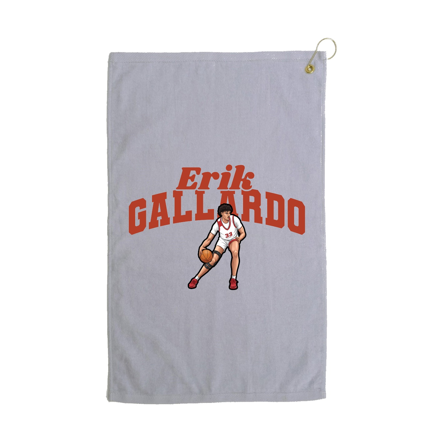 Golf Towel — Signature Arch in Grey
