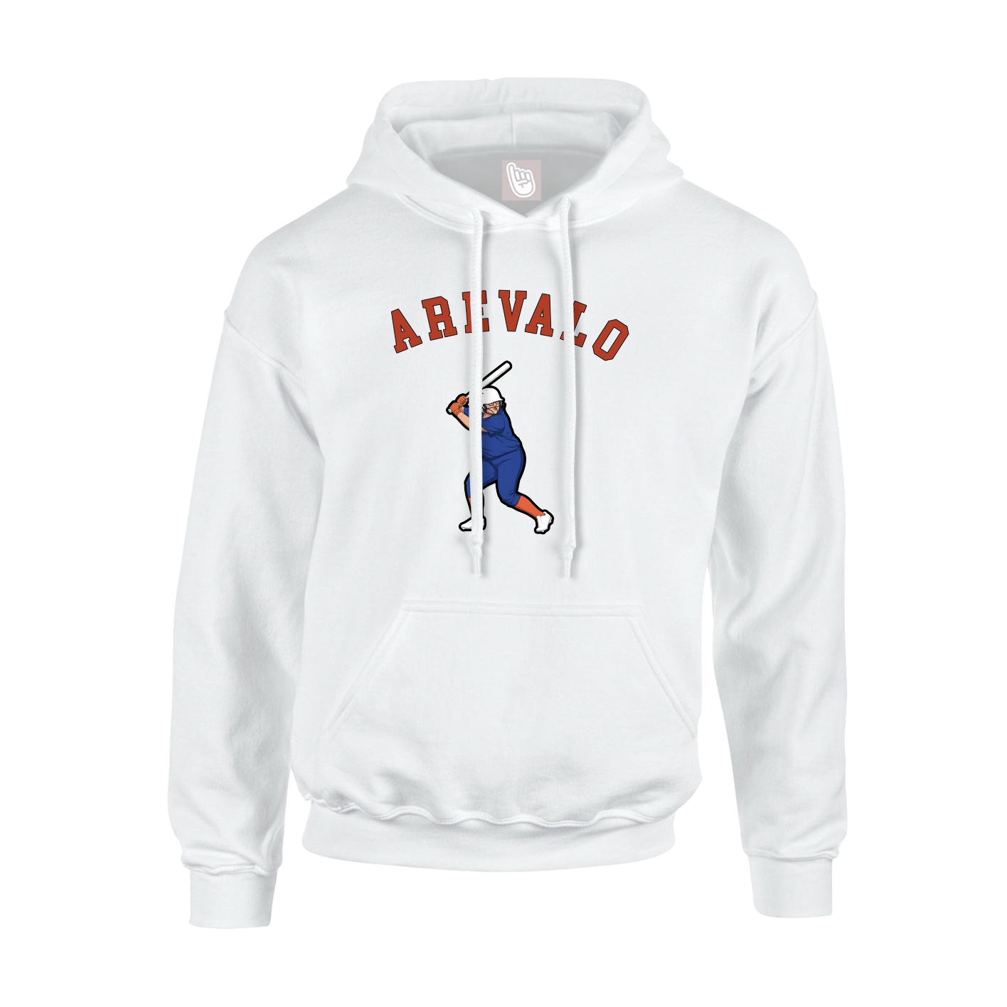 Hoodie — Shirsey Arch in White