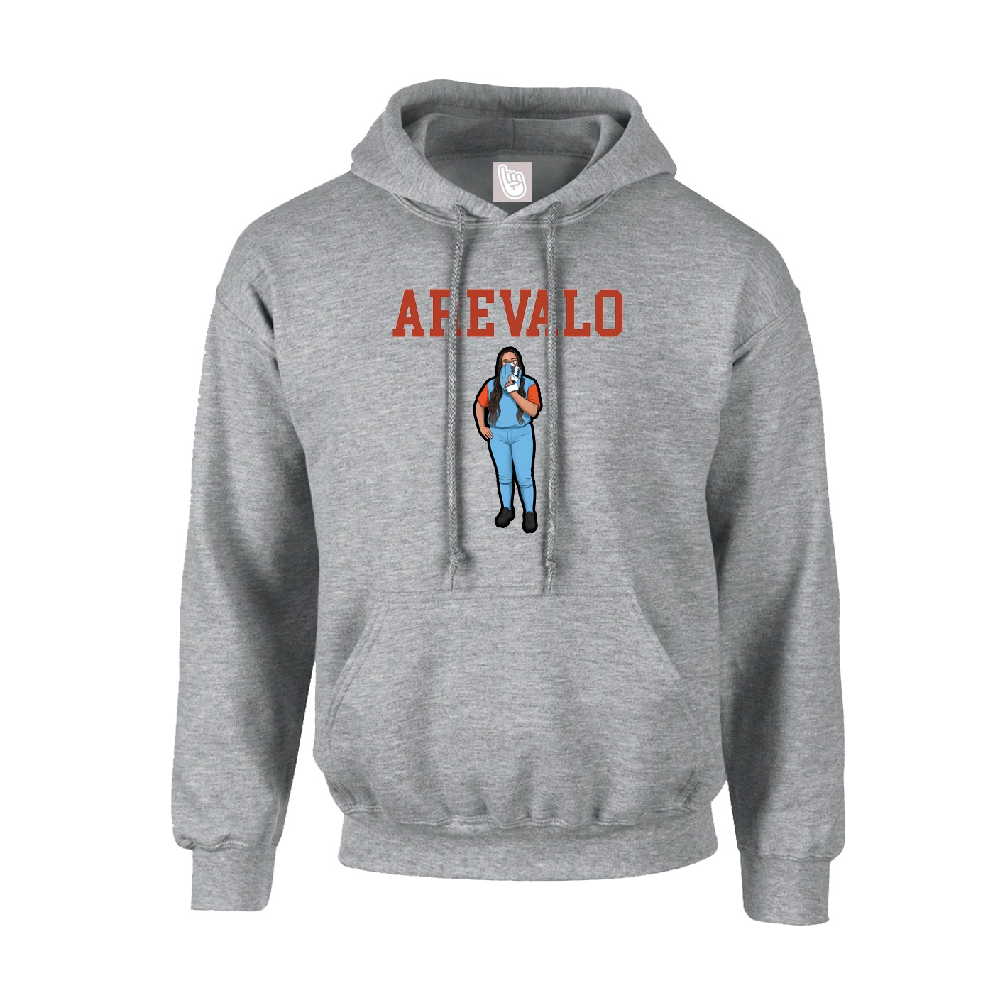 Hoodie — Shirsey in Grey