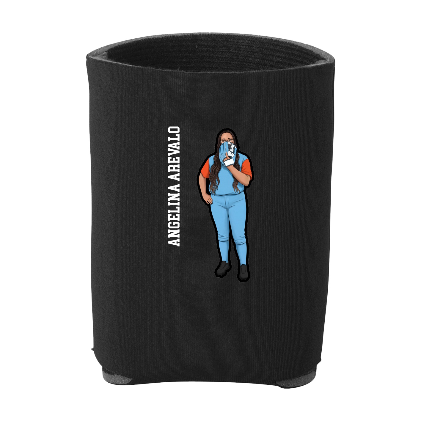 Can Holder — Name Vertical in Black