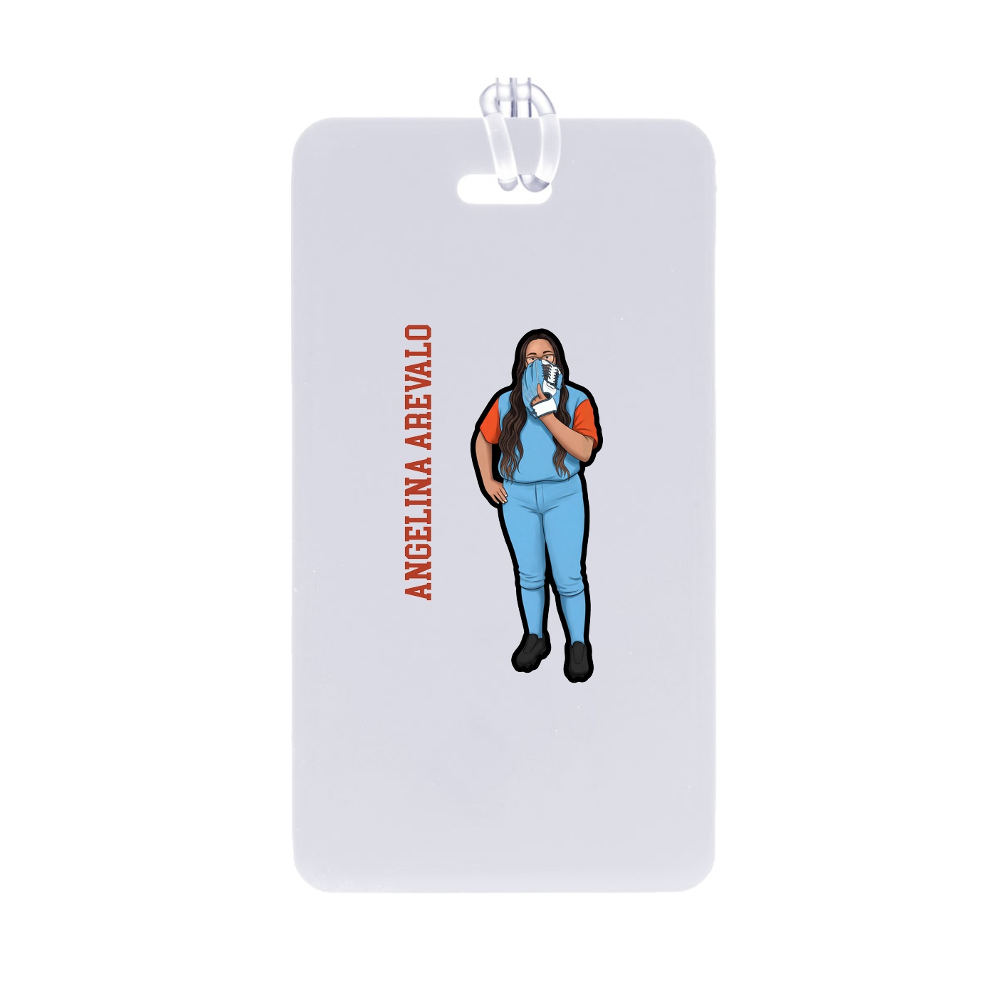 Bag Tag — Name Vertical in Classic