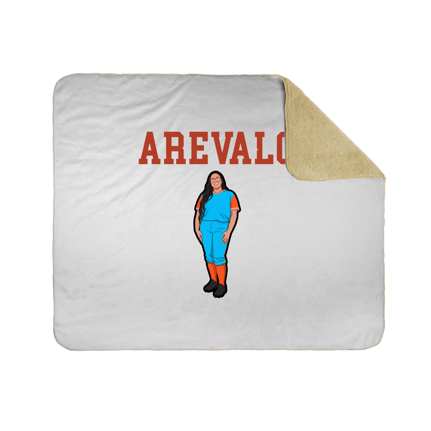 Throw Blanket — Shirsey in White