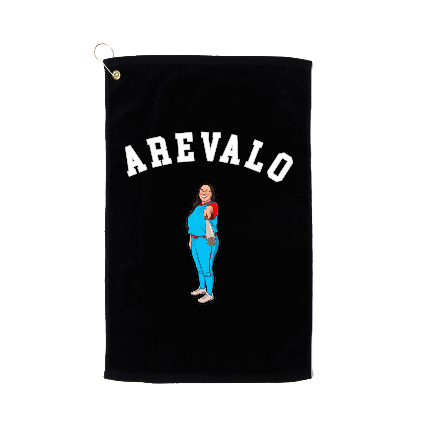 Golf Towel — Shirsey Arch in Black