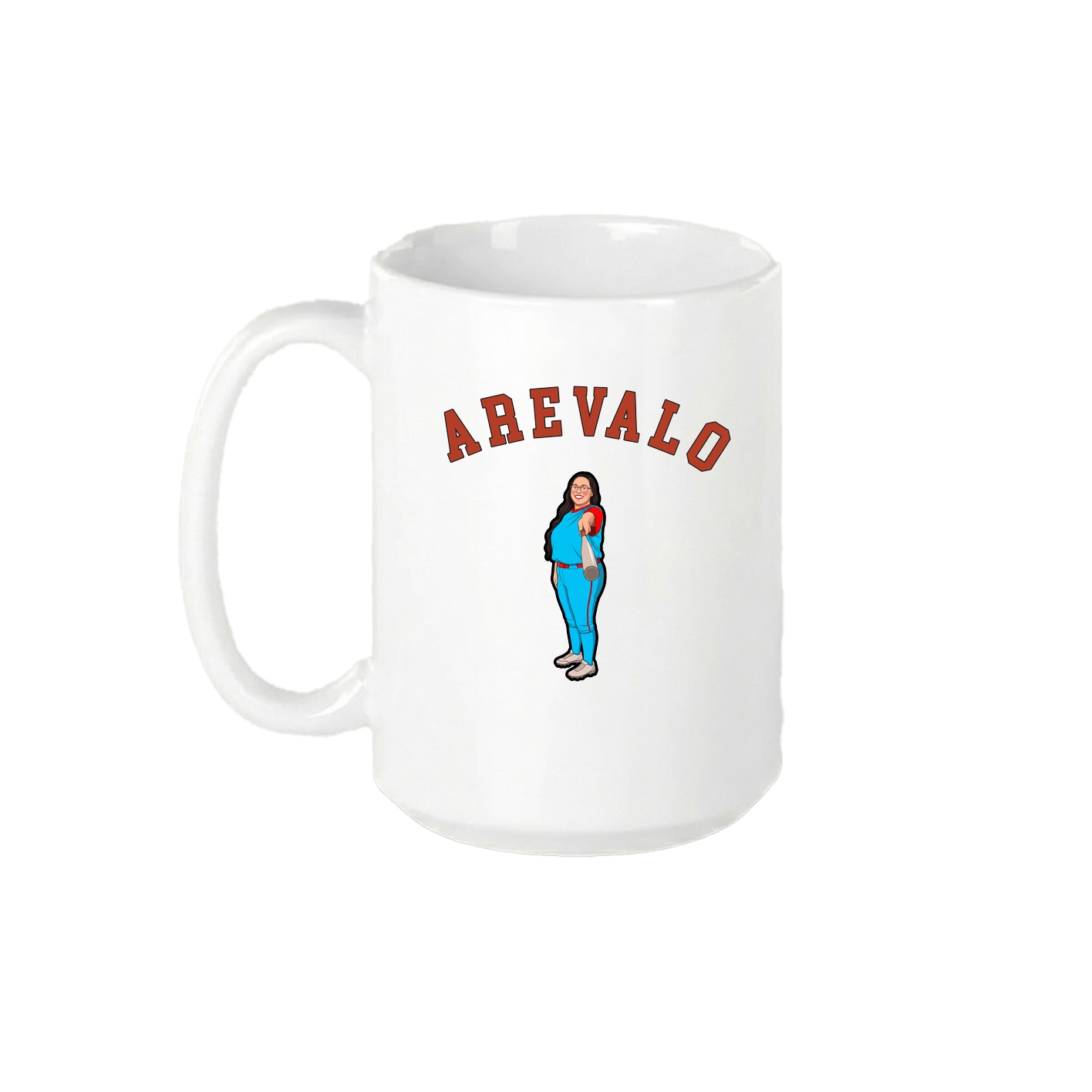 15oz Coffee Mug — Shirsey Arch in White