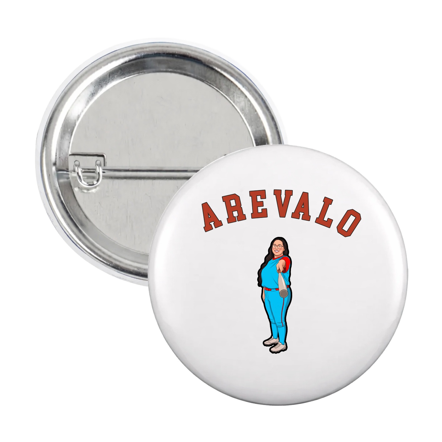 Game Day Button — Shirsey Arch in White