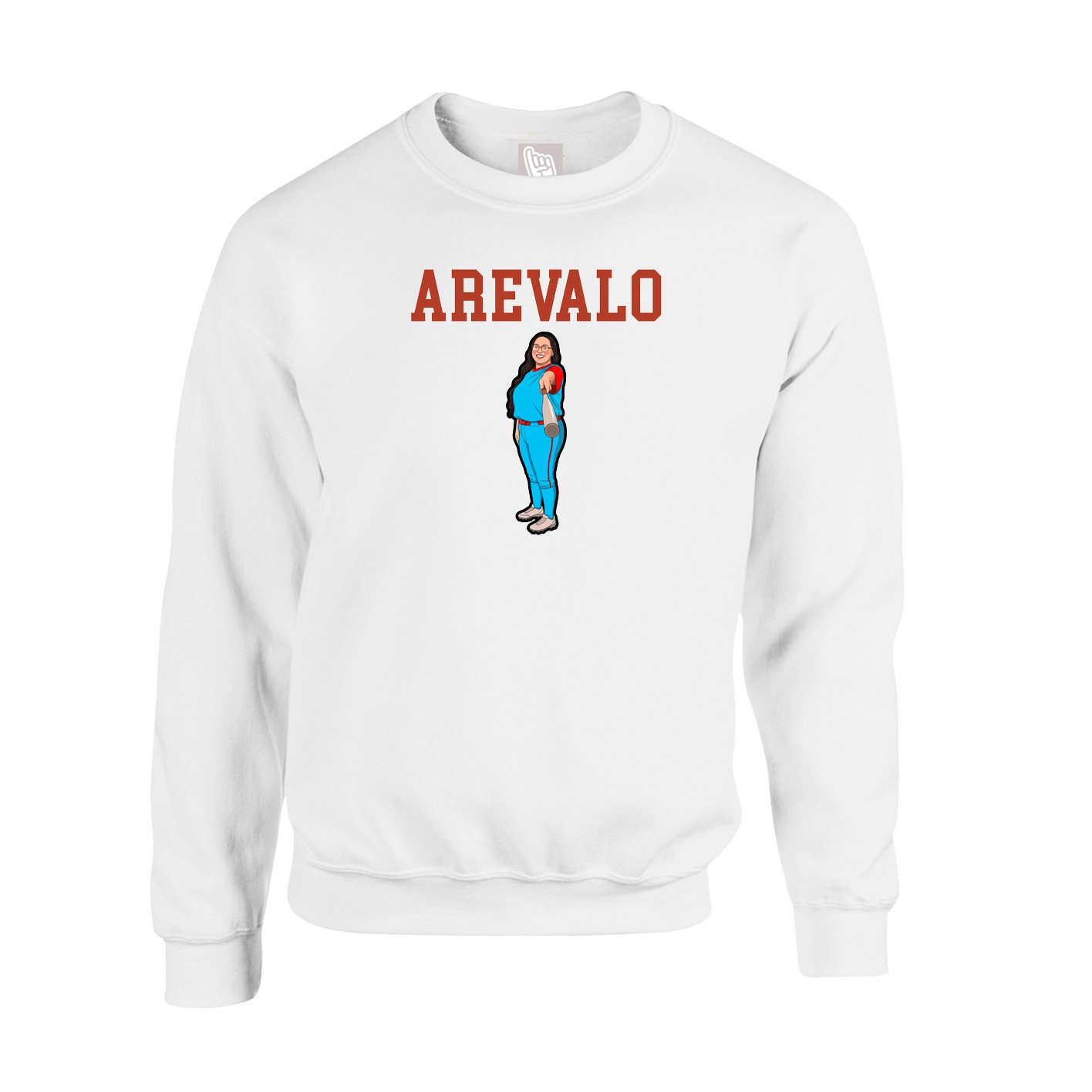 Fleece Crew — Shirsey in White