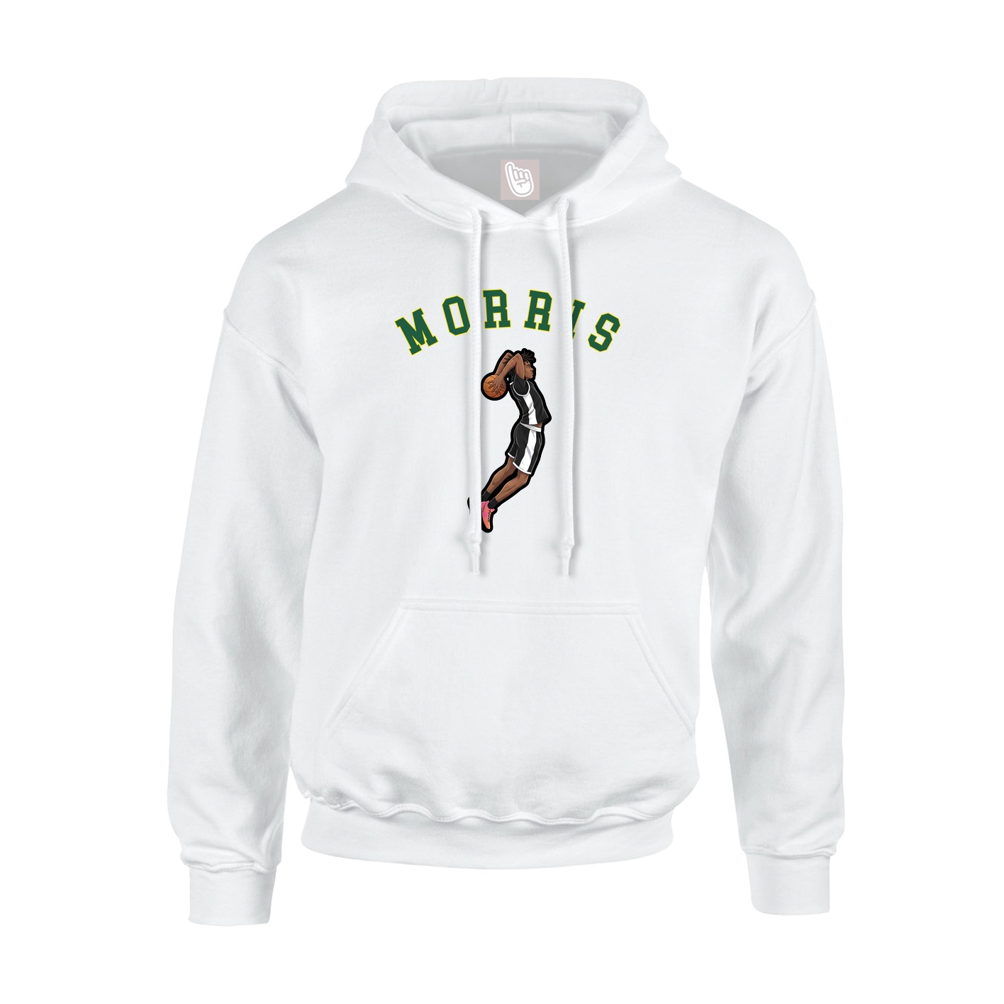 Youth Hoodie — Shirsey Arch in White