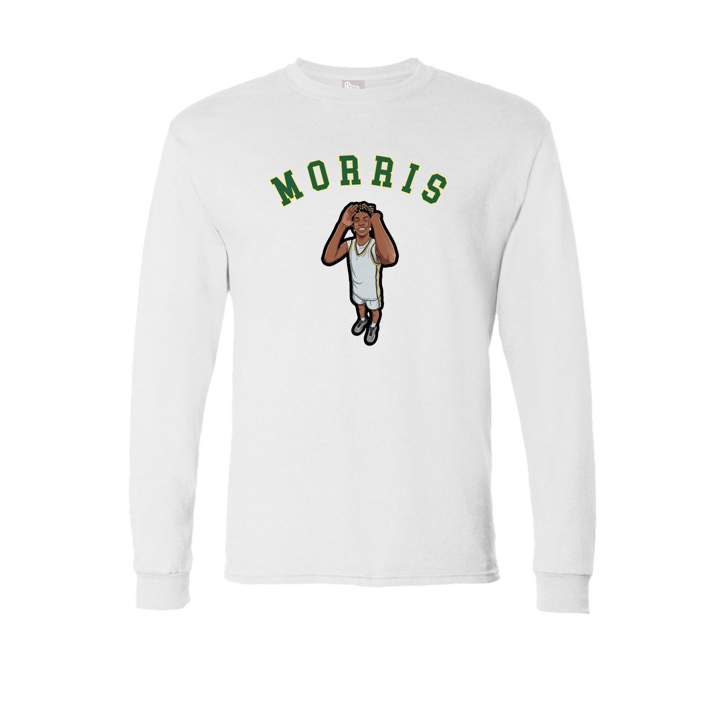 Long Sleeve Tee — Shirsey Arch in White
