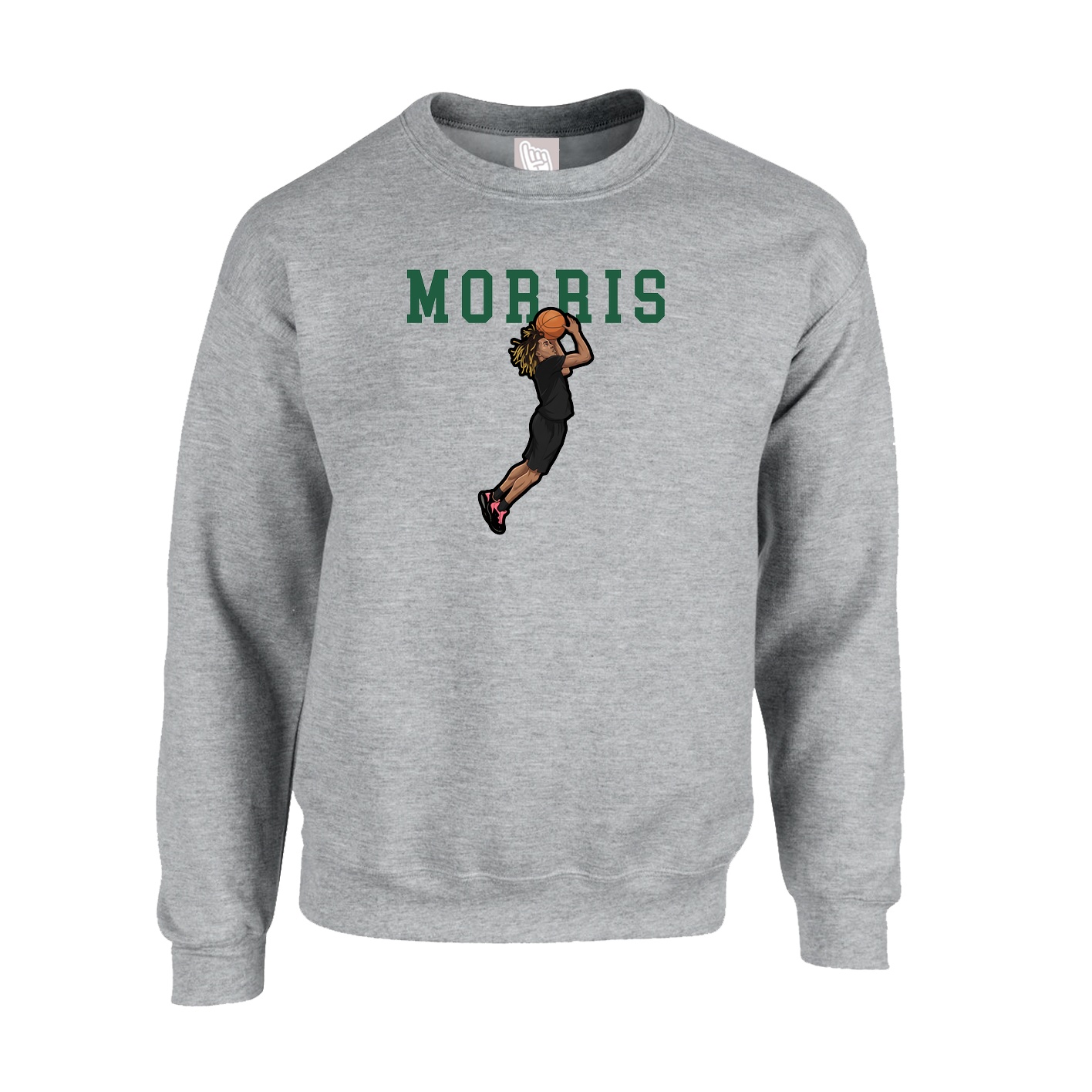 Fleece Crew — Shirsey in Grey