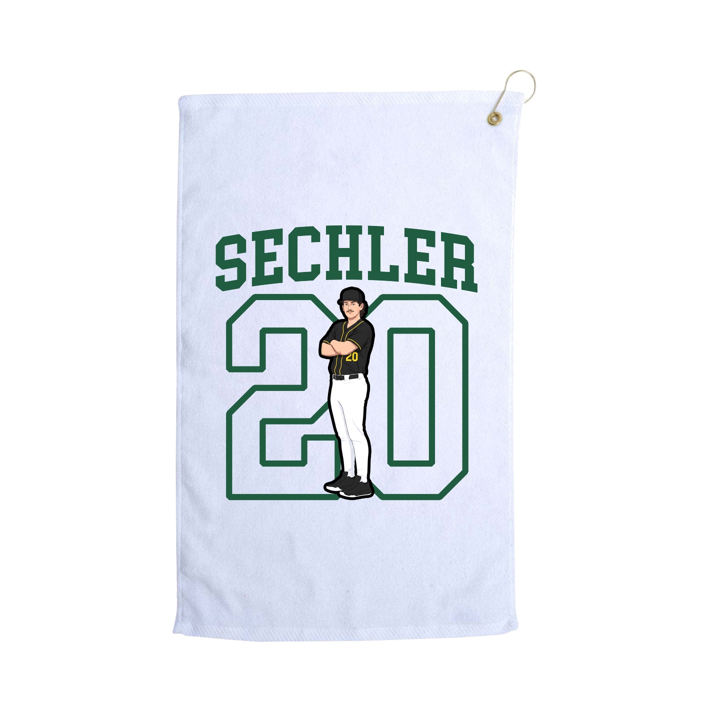 Golf Towel — Shirsey in White