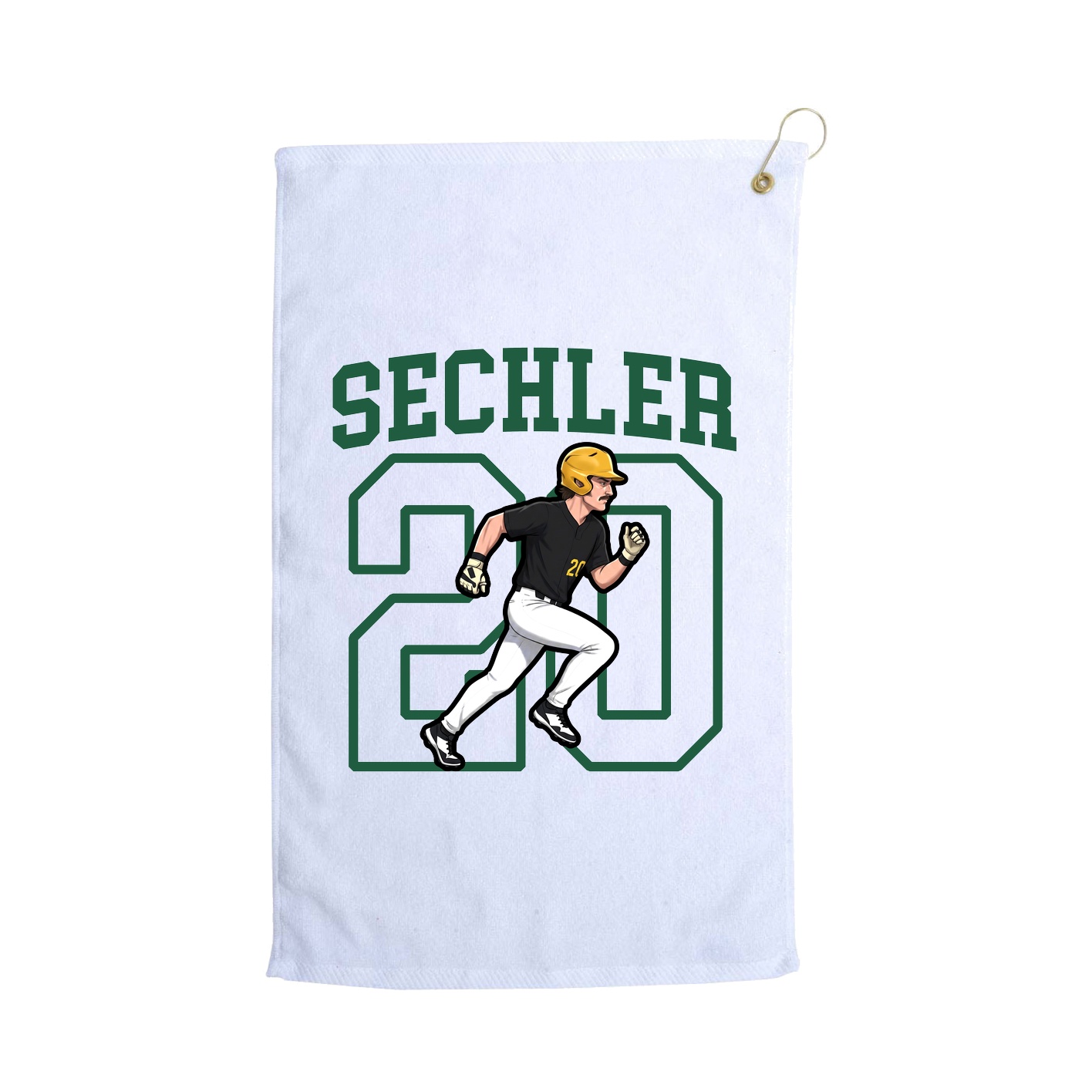 Golf Towel — Shirsey in White