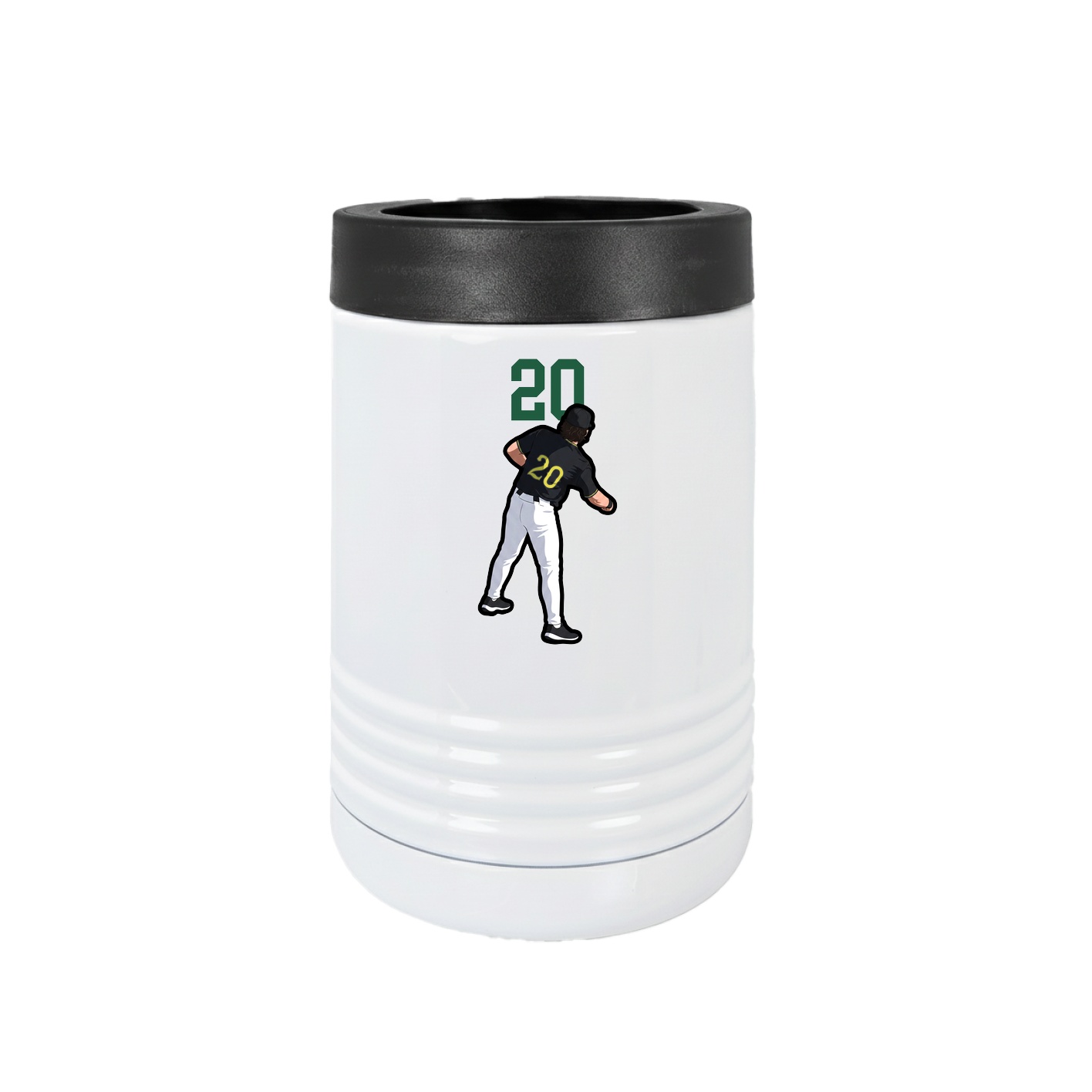 Beverage Holder — Number Top in White