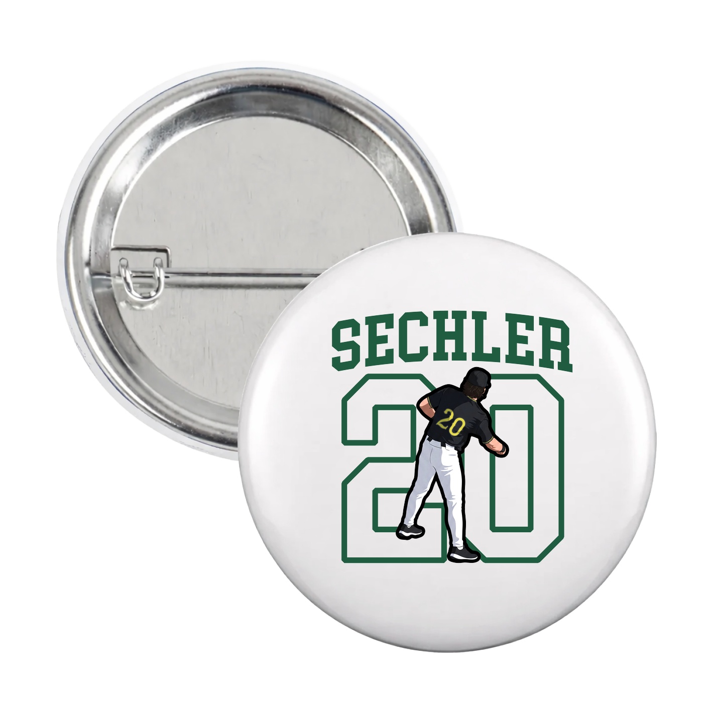 Game Day Button — Shirsey in White