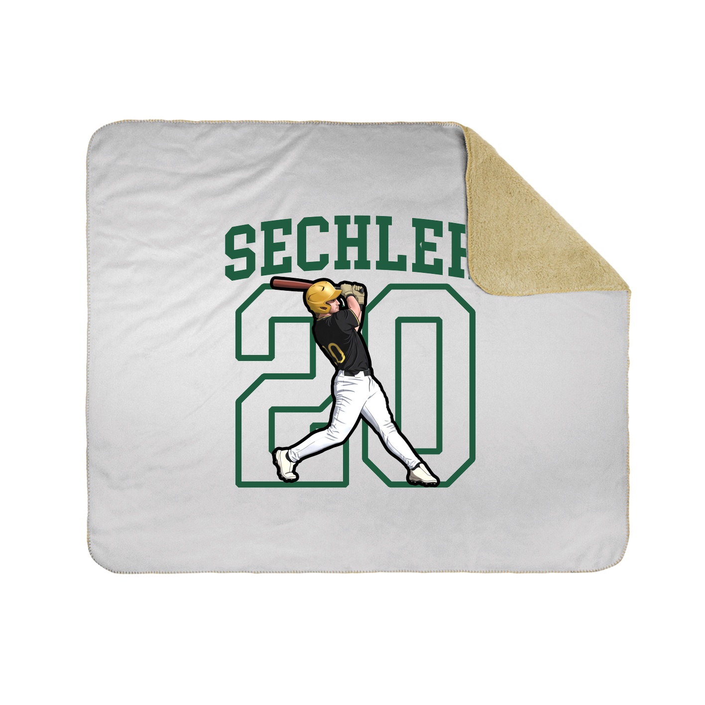 50x60 Sherpa Lined Throw Blanket