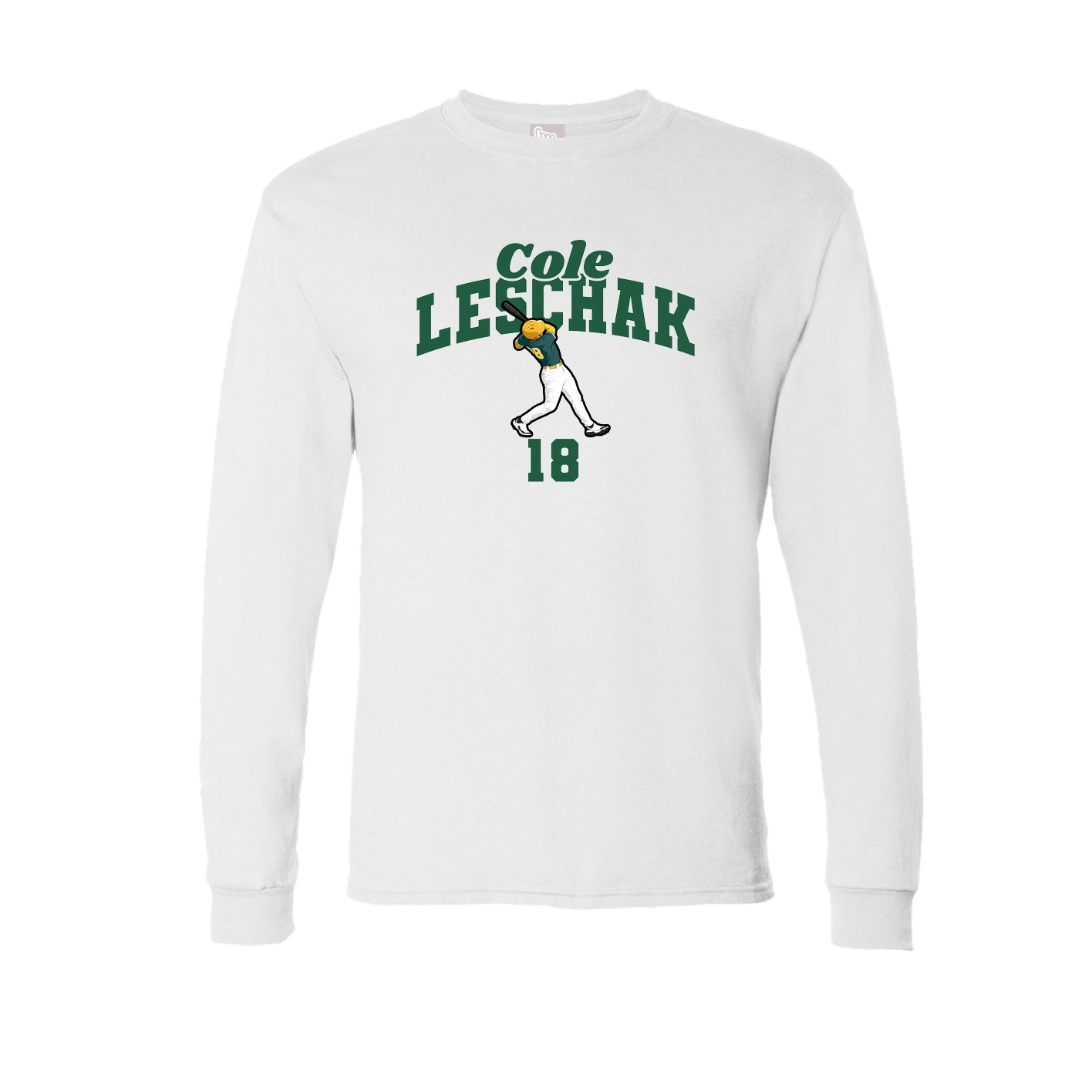 Long Sleeve Tee — Signature Arch in White